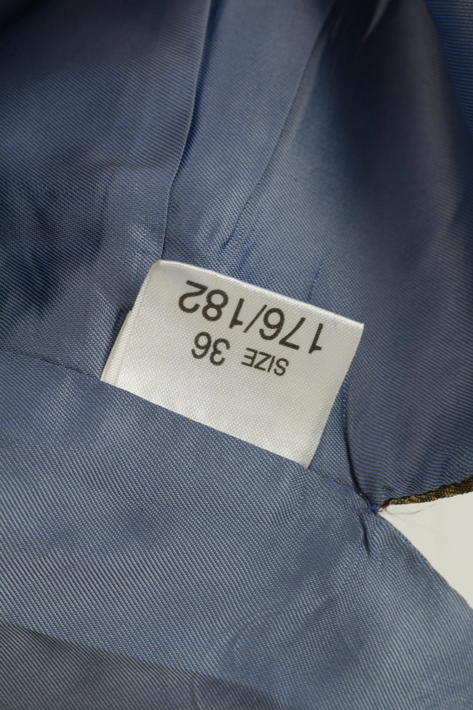 1880 Club Men 36 S Waistcoat Blue Abstract Shiny Retro Vintage Vest - Image 6