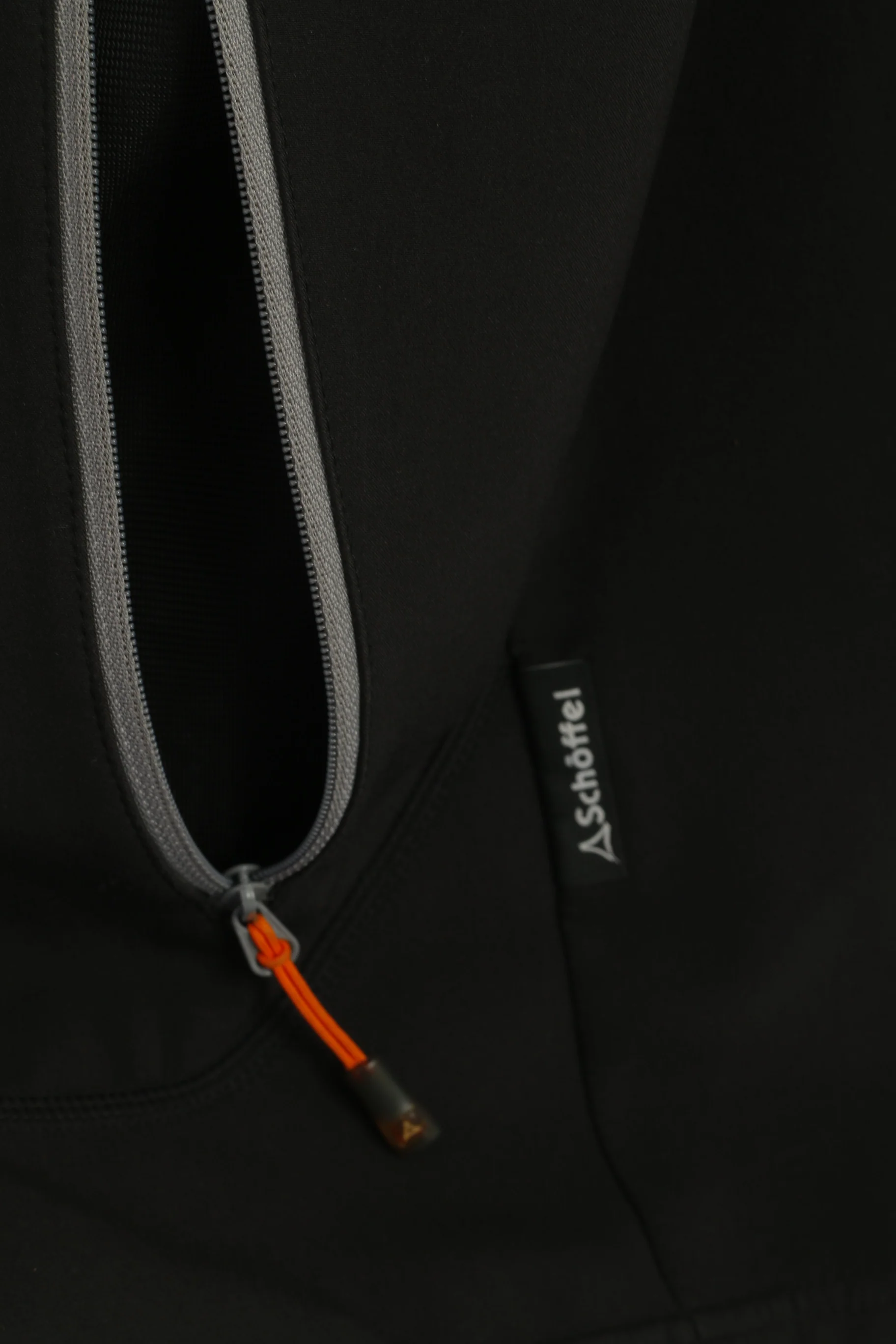 Schoffel Men L Jacket Black Sportswear Zip Up Run Pockets Active Top - Image 6