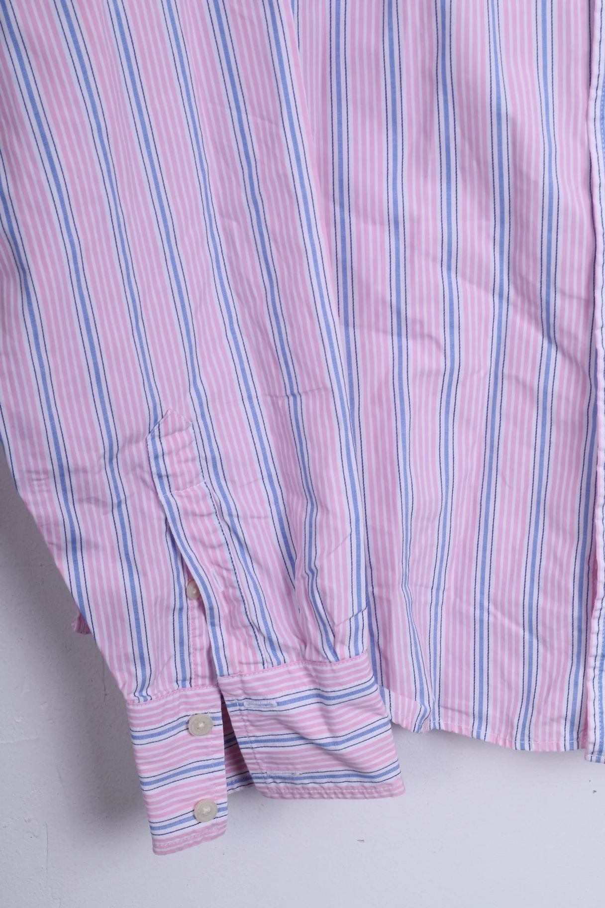 Abercrombie & Fitch Mens L Casual Shirt Striped Muscle Cotton - Image 2