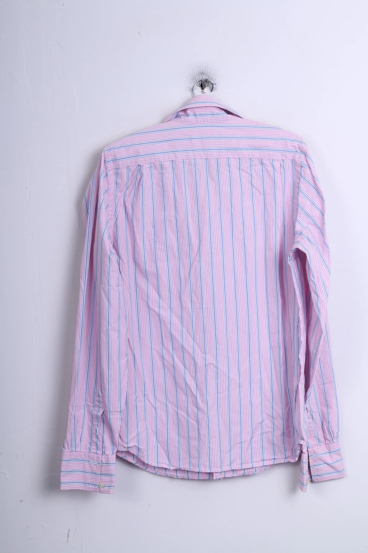 Abercrombie & Fitch Mens L Casual Shirt Striped Muscle Cotton - Image 5