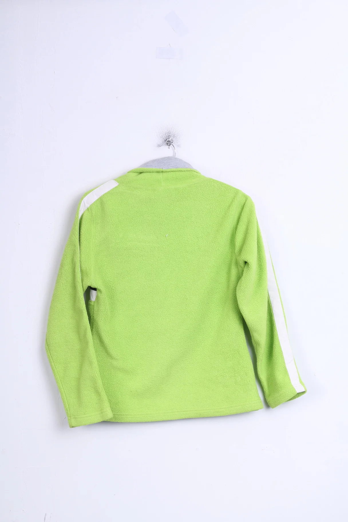 ACTIVEWEAR Womens S Fleece Top Sweatshirt Lime Trutle Neck - Image 6