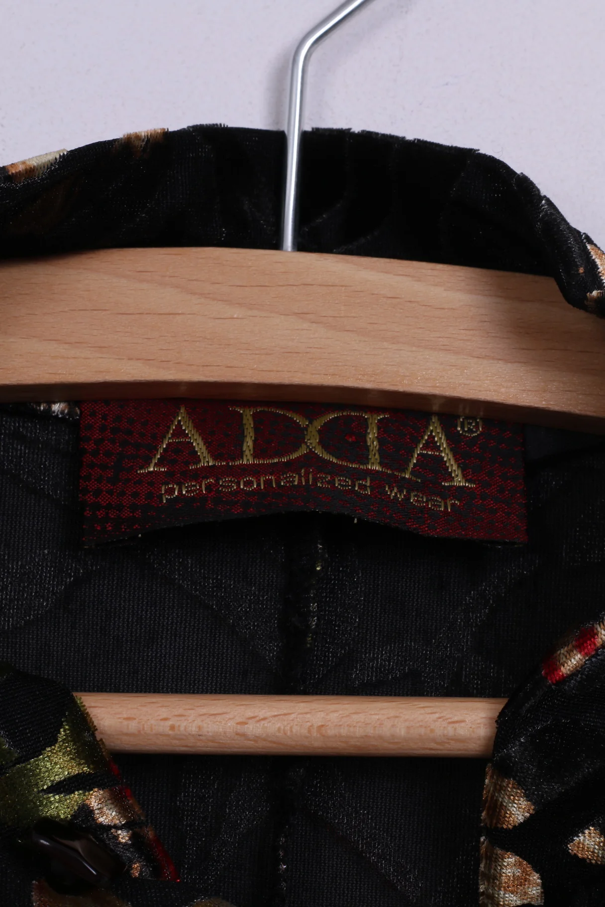 Adda Personalized Wear Womens 38 S Dress Black Mini Chinese Style Flower Print - Image 3