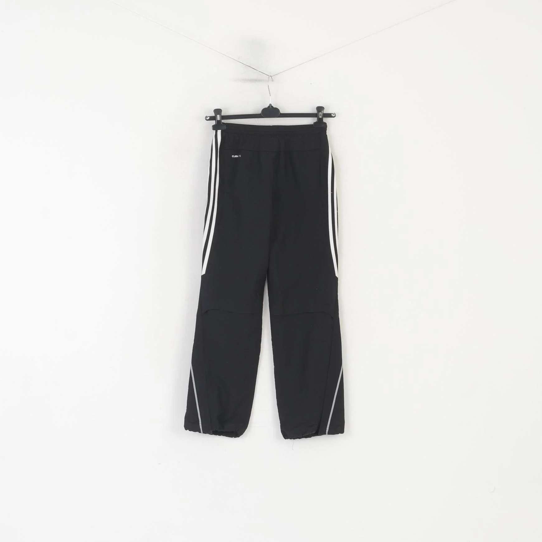 Adidas Boys 152 12 Age Trousers Black Polyester Climalite Active Sweatpants - Image 5