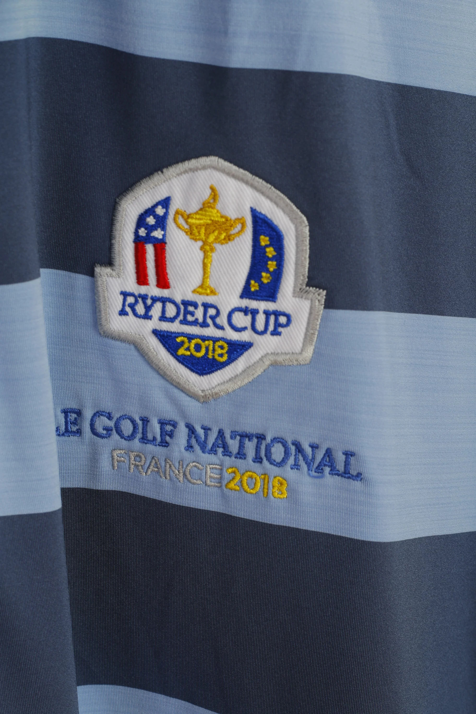 Adidas Golf Men XXL Polo Shirt Blue Ryder Cup 2018 France Le Golf National Top - Image 4