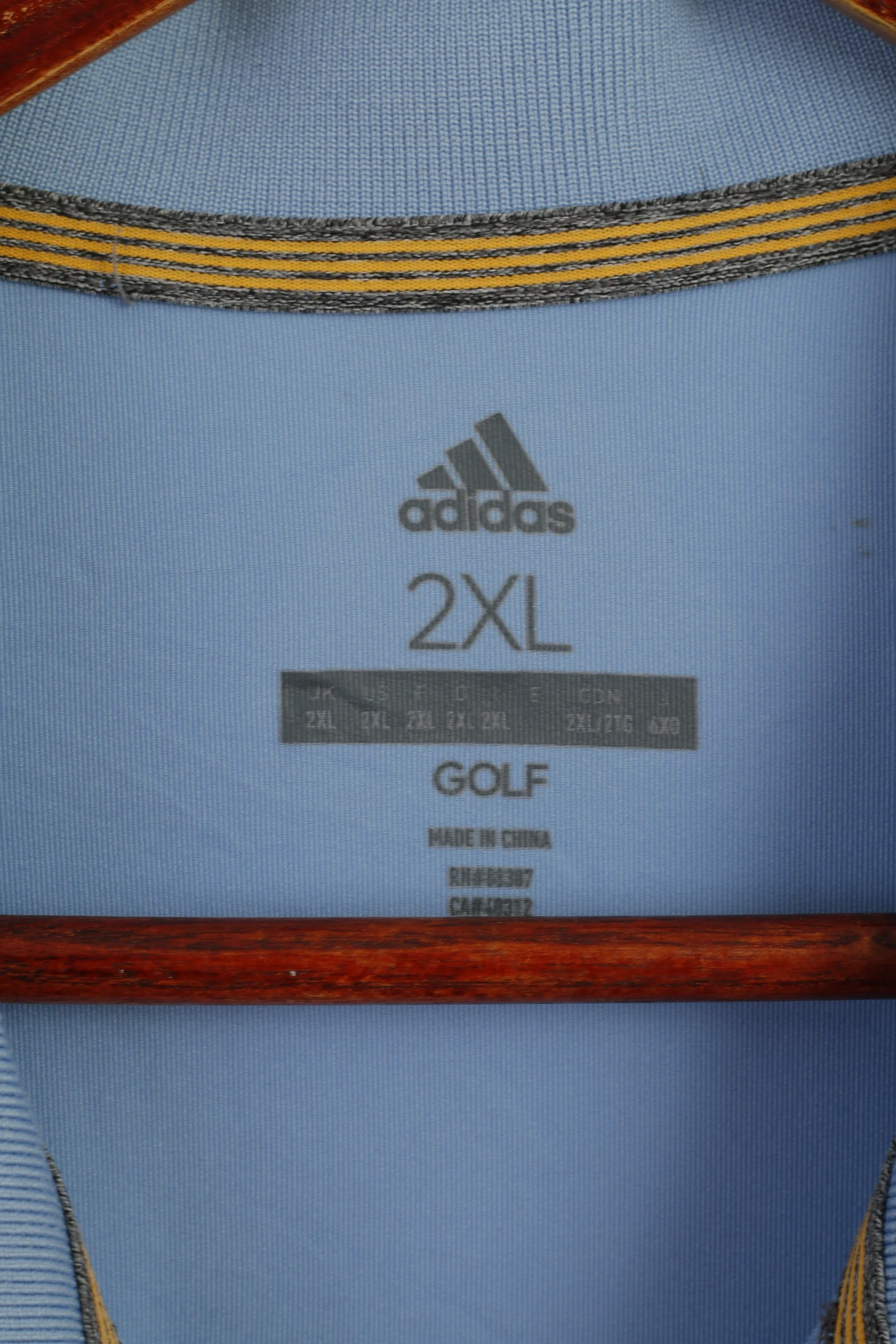 Adidas Golf Men XXL Polo Shirt Blue Ryder Cup 2018 France Le Golf National Top - Image 5