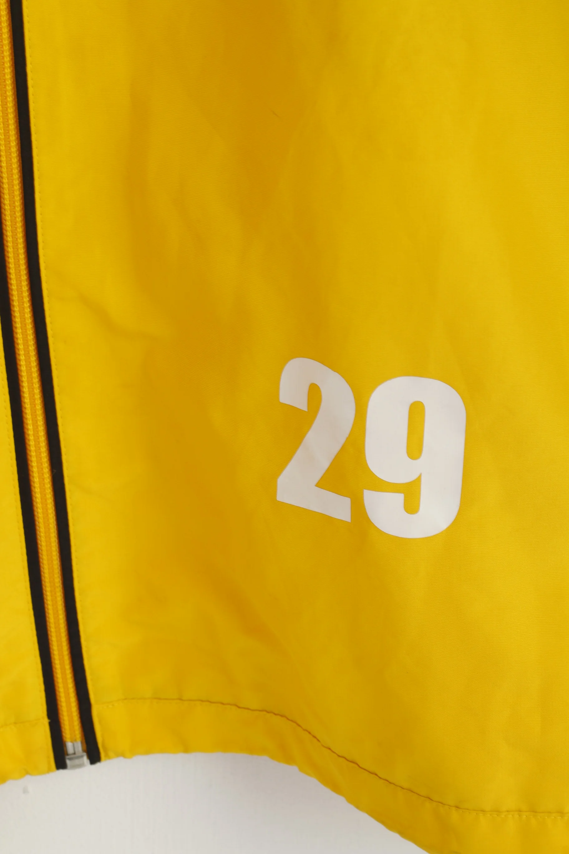 Adidas Men 50/52 XL Jacket Yellow Dortmund #29 Sportswer Football Zip Up Top - Image 5