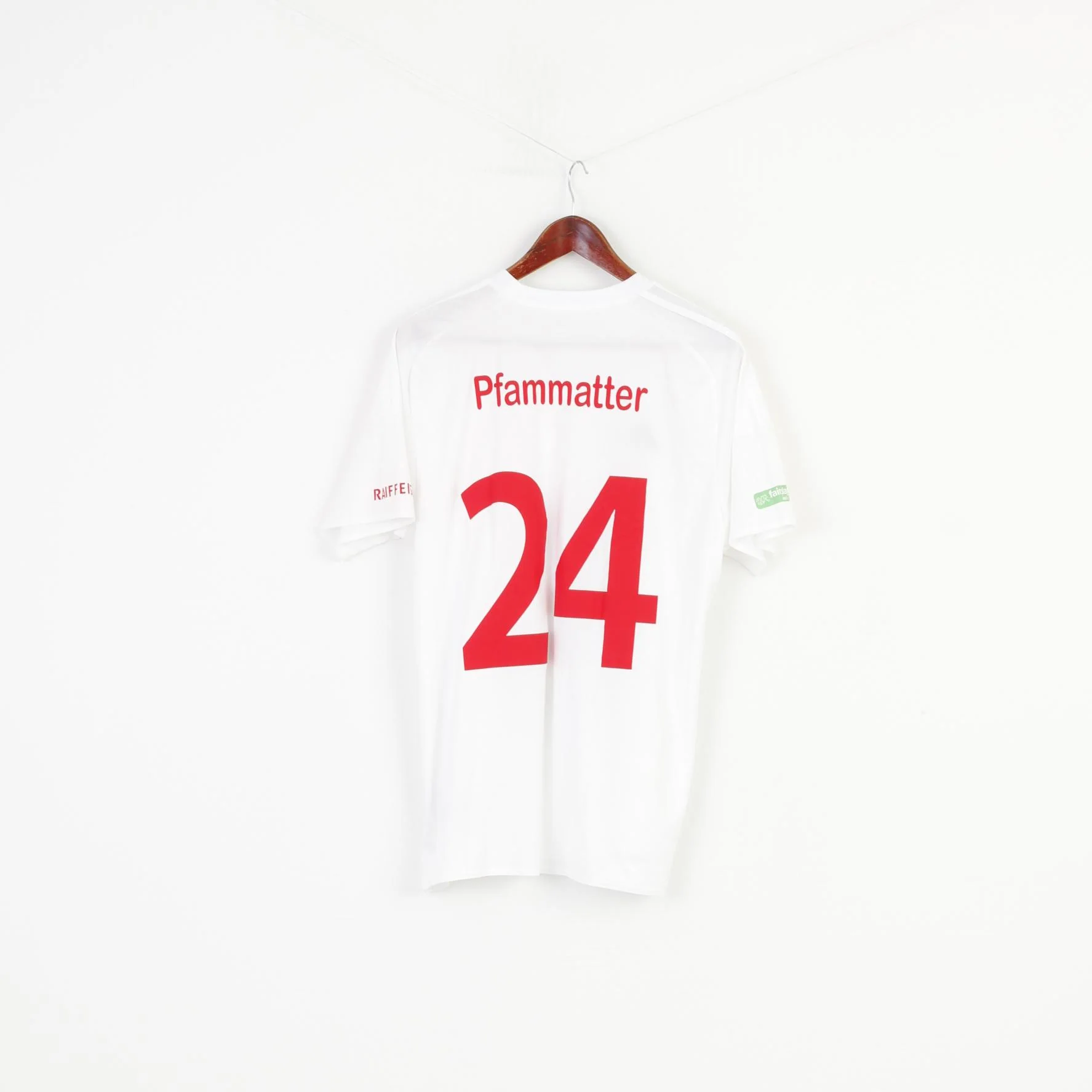 ADIDAS Men L Shirt Climacool Sportswear White Football Training Top - Image 6