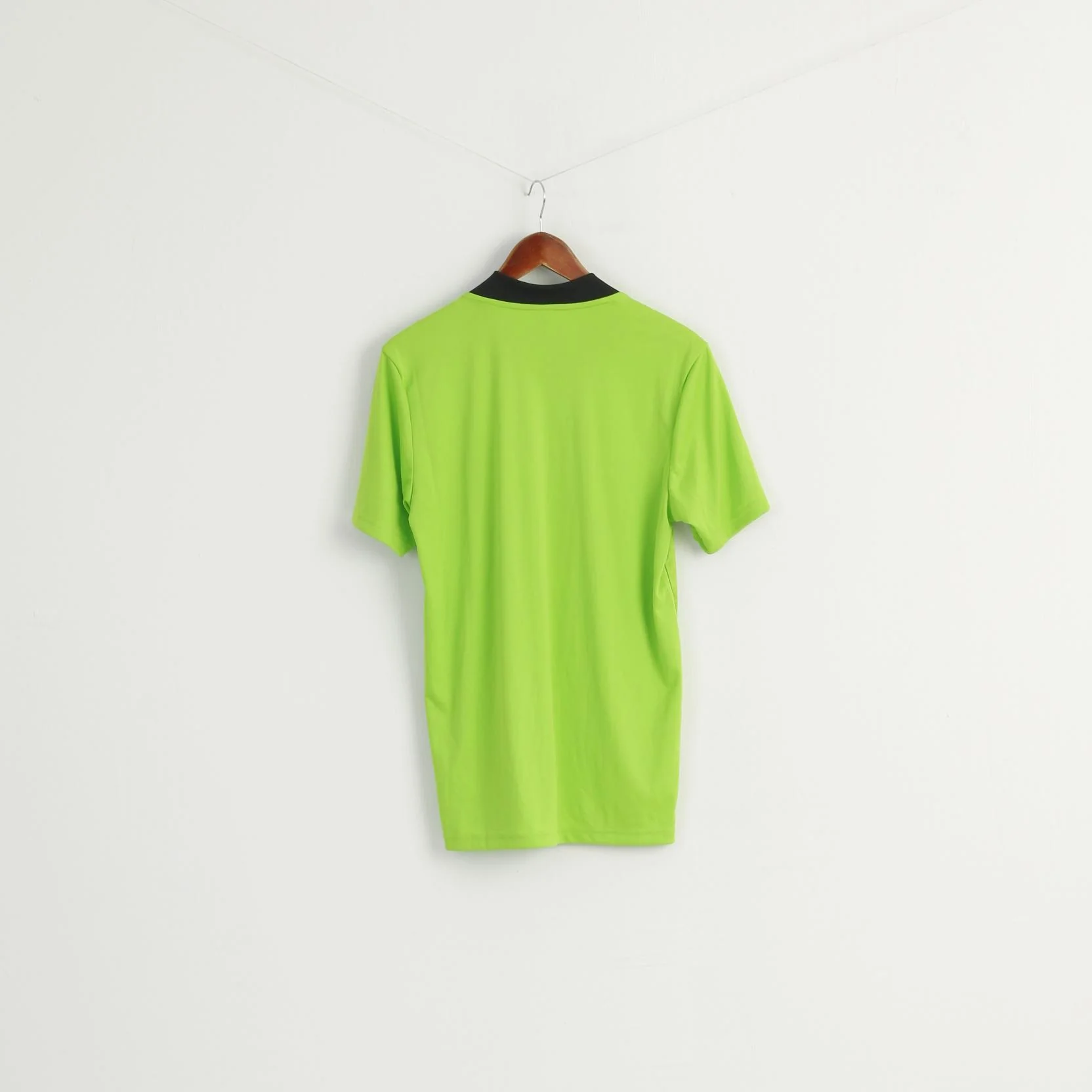 Adidas Men M Shirt Green Scottish FA Referee Football Jersey Sport Top - Image 5