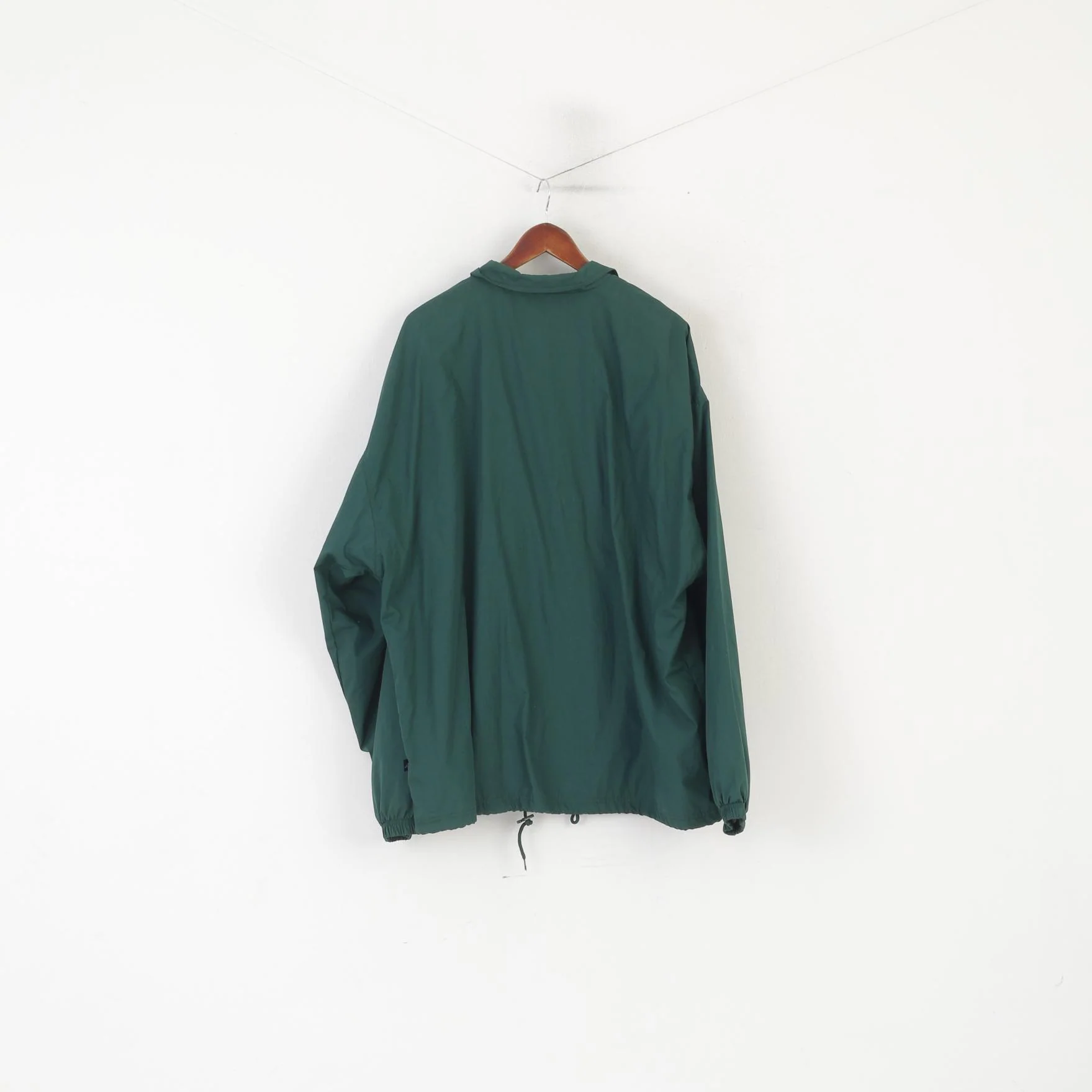 Adidas Men XL Jacket Green Vintage Full Zipper Bomber Sportswear 90s Top - Image 7