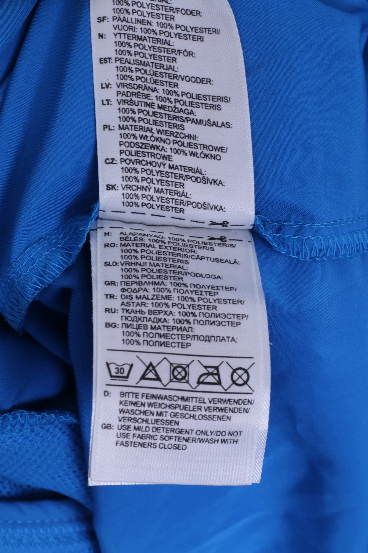 Adidas Mens M Track Top Jacket Light Blue Sport Traning - Image 4