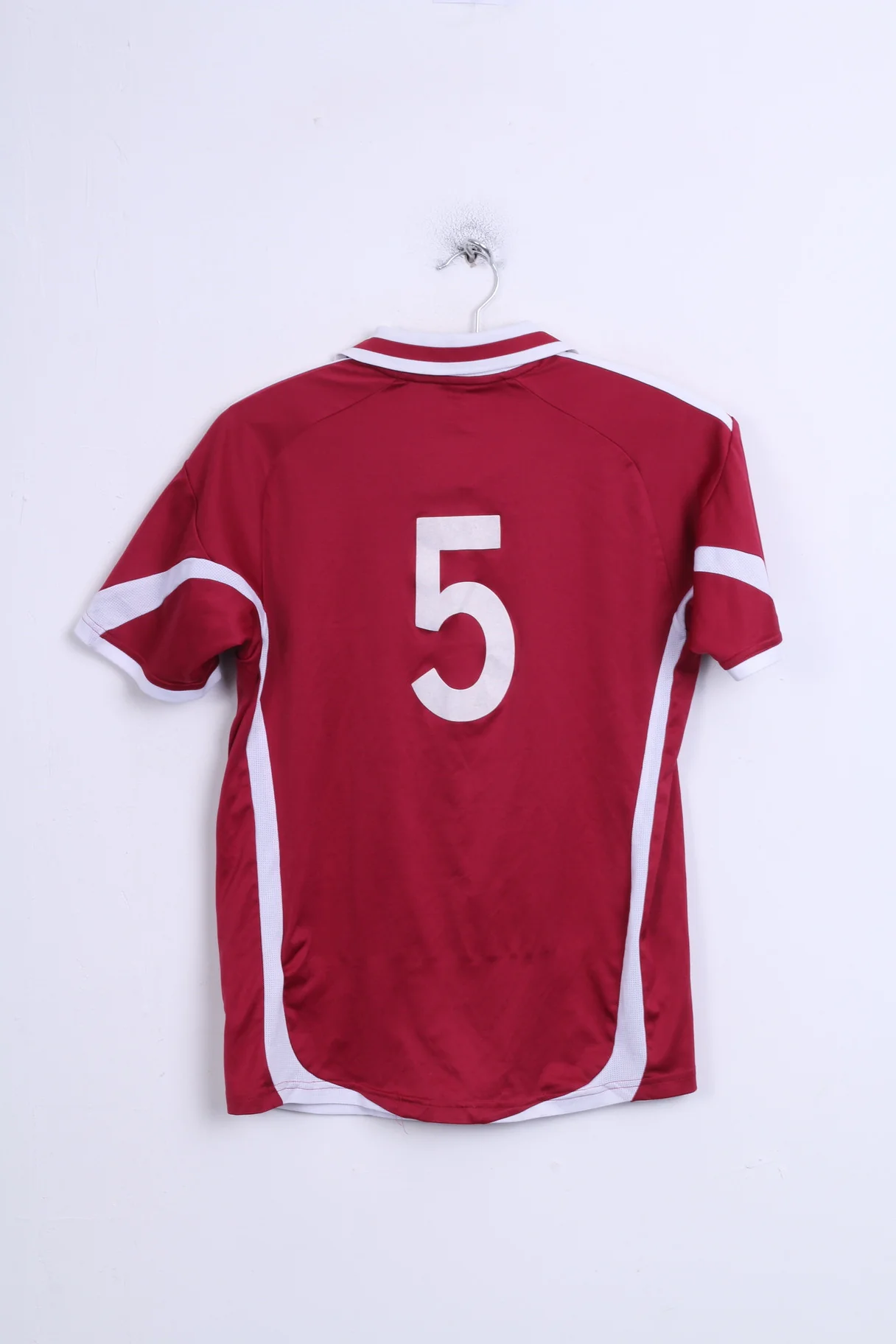 Adidas Nürnberg Boys 13-14 Age Polo Shirt Maroon Football Club - Image 6