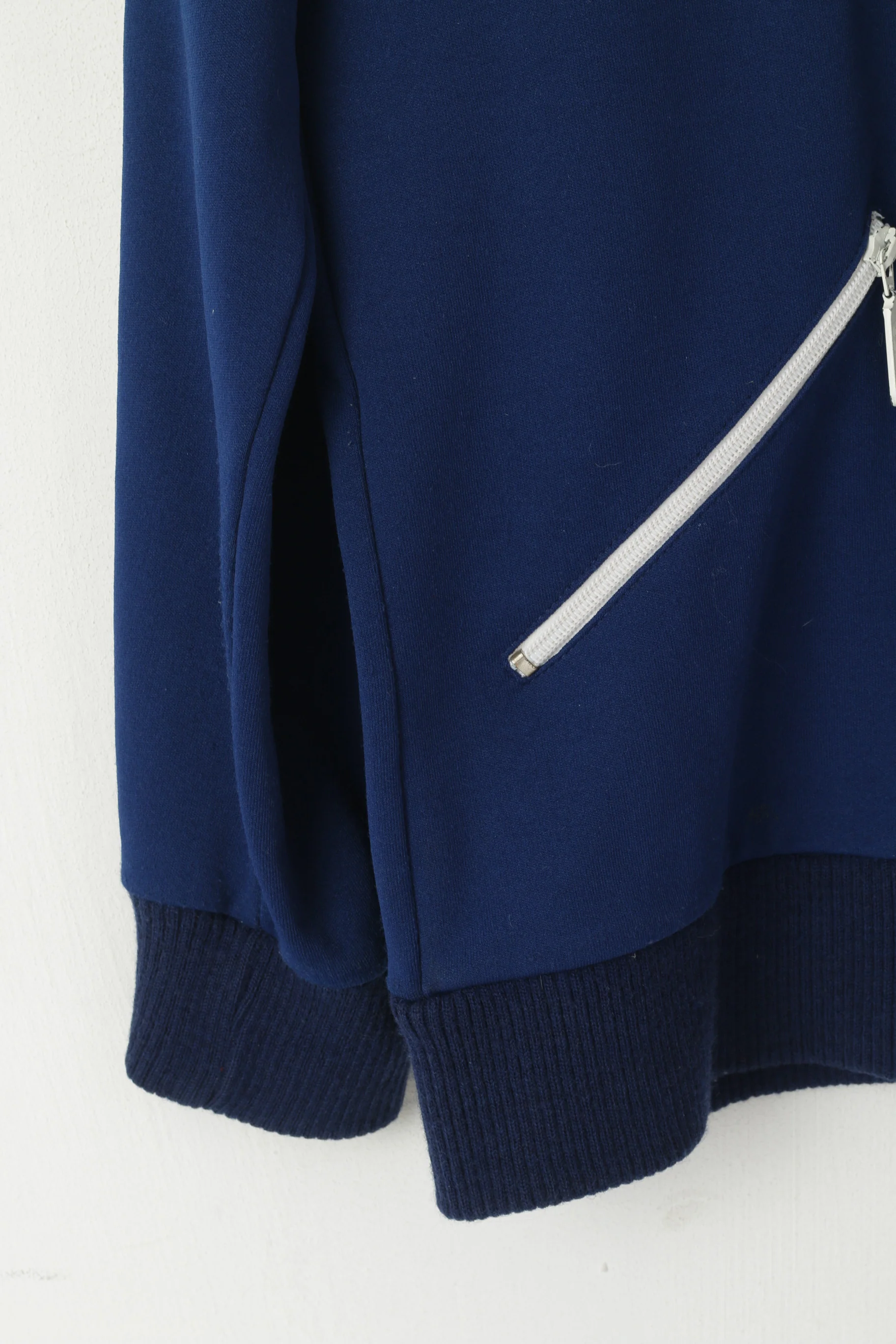 Adidas Real Vintage 70s Beckenbauer Men 52 L Track Jacket Navy Tracksuit Finland Top - Image 4