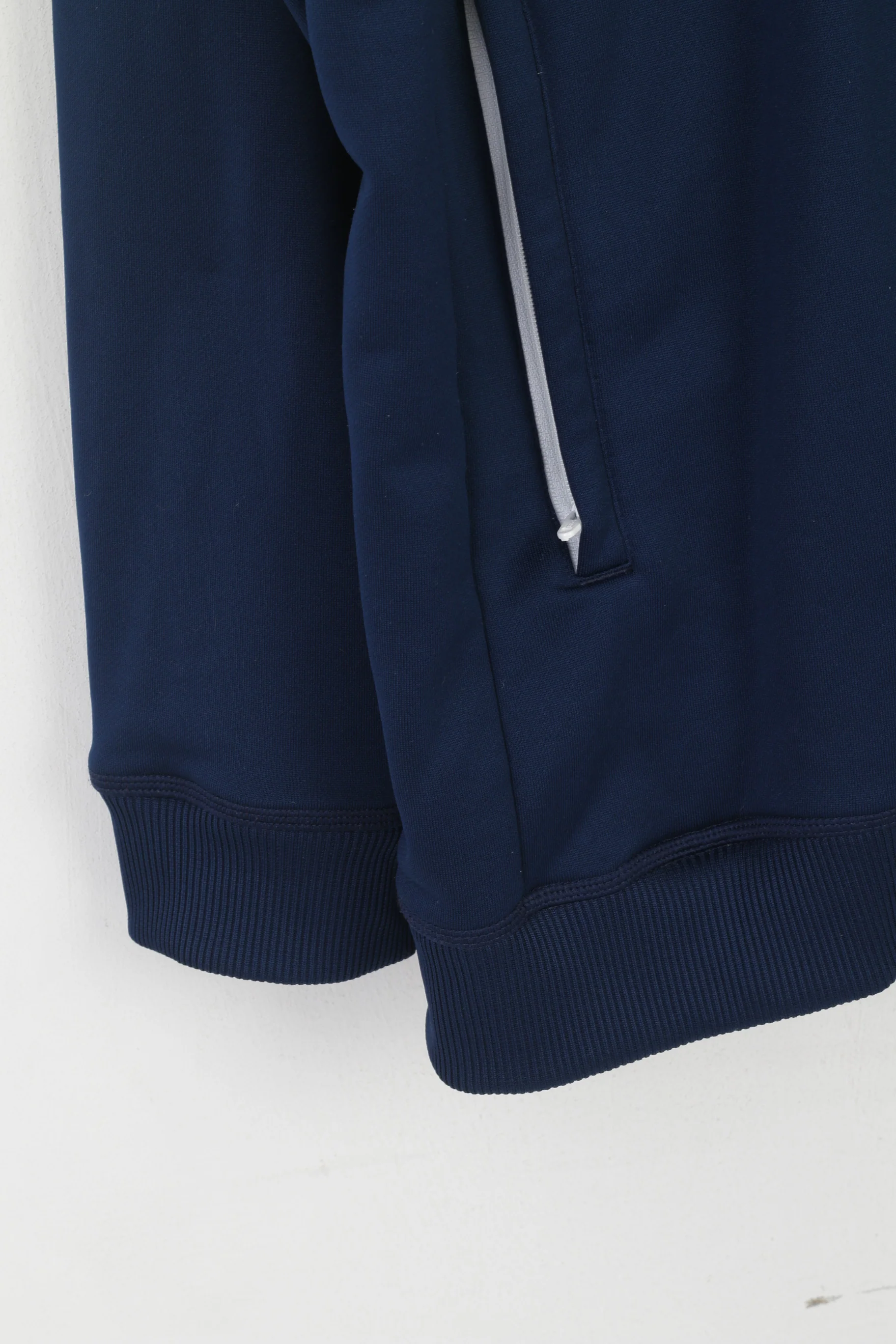 Adidas Team Men XL Sweatshirt Navy Climalite LTA Tennis For Britain Sport Track Top - Image 4