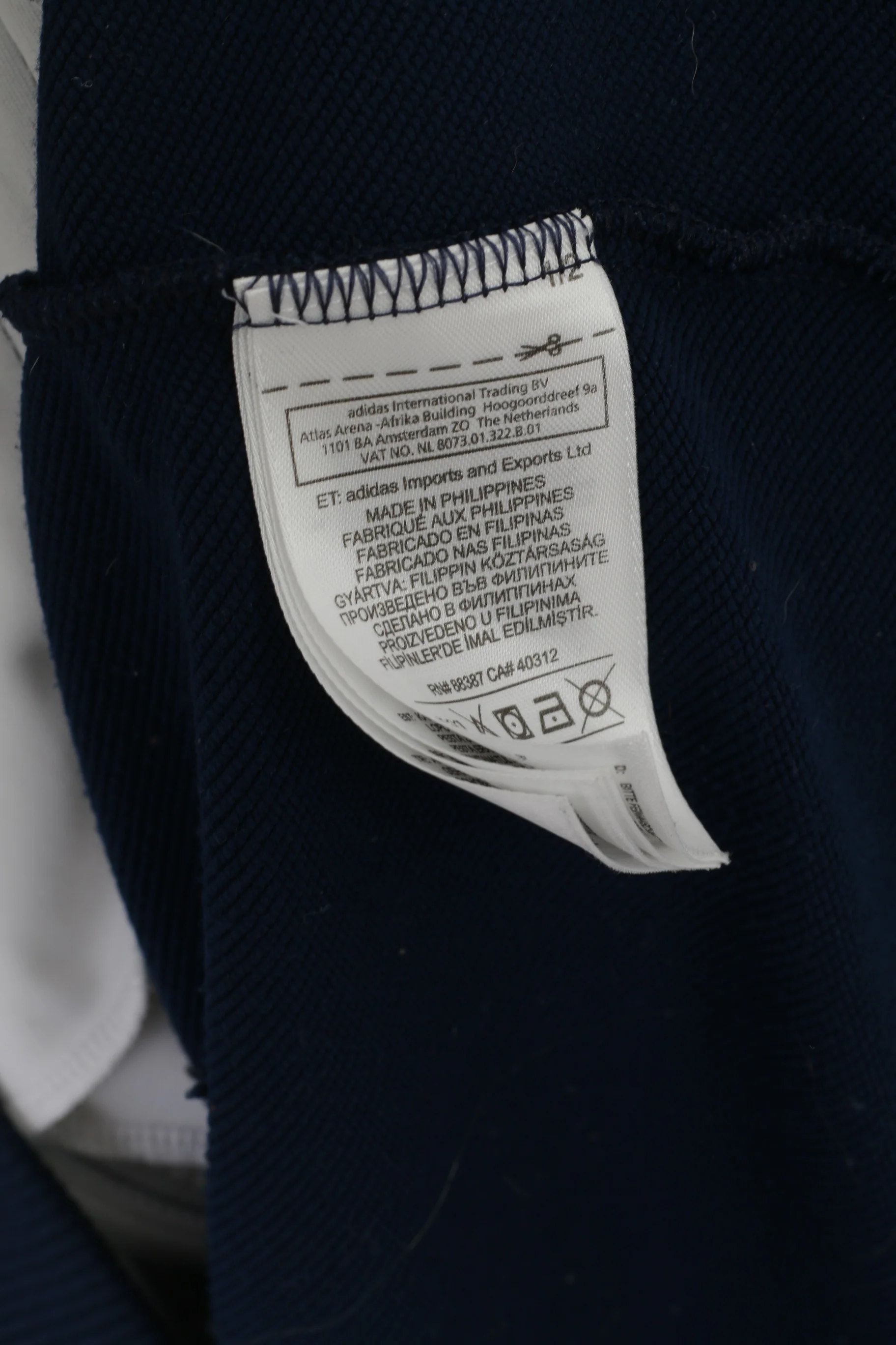 Adidas Team Men XL Sweatshirt Navy Climalite LTA Tennis For Britain Sport Track Top - Image 8