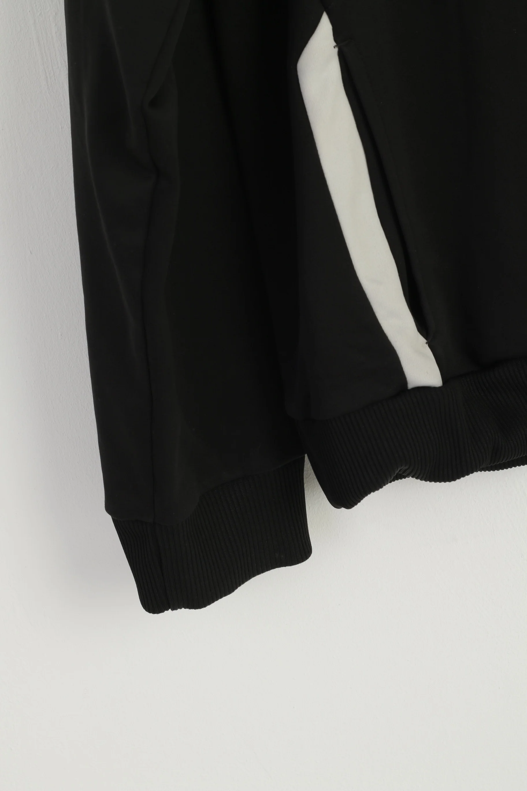 Adidas Vintage Men's Track Jacket - Black 3-Stripe (Size XL approx.) - Image 4