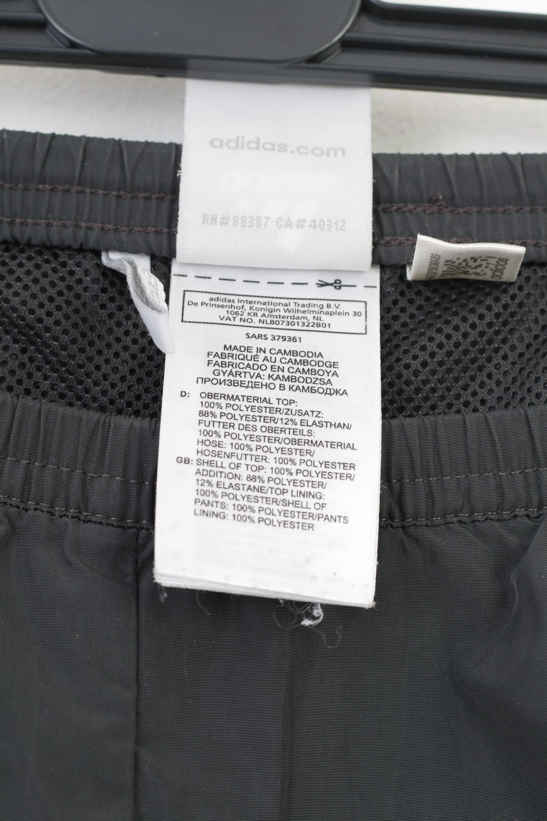 Adidas Woman 10 Trousers 3Stripes Grey Pockets Elastic Waistband Top - Image 4