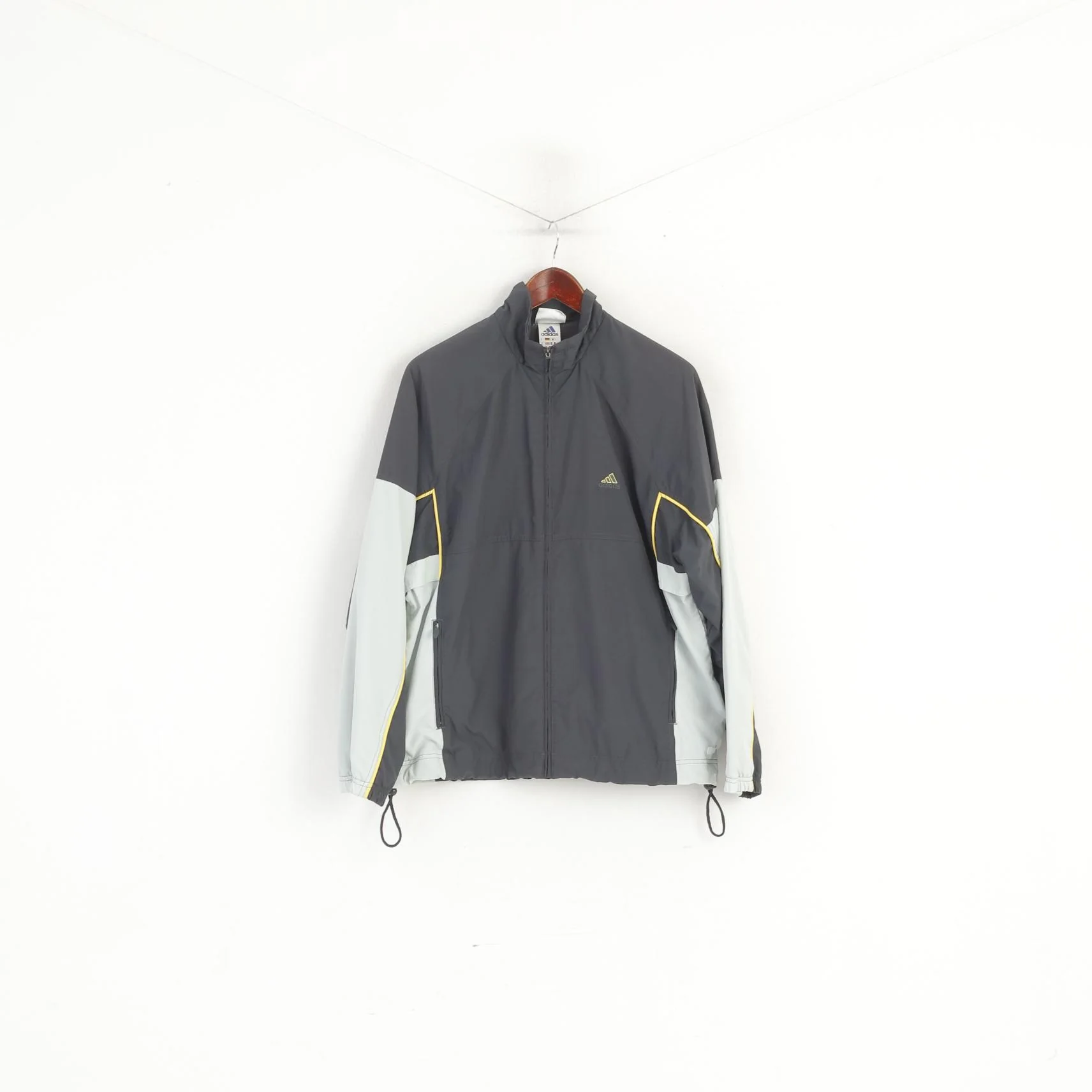 Adidas Women 20 XL Jacket Grey Vintage Activewear Full Zip Sport Track Top - Image 2