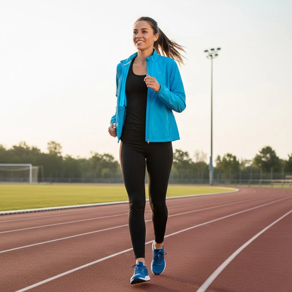 Adidas Women 40 M Jacket Blue Clima Proof Formotion Run Fitness Training Outwear Top