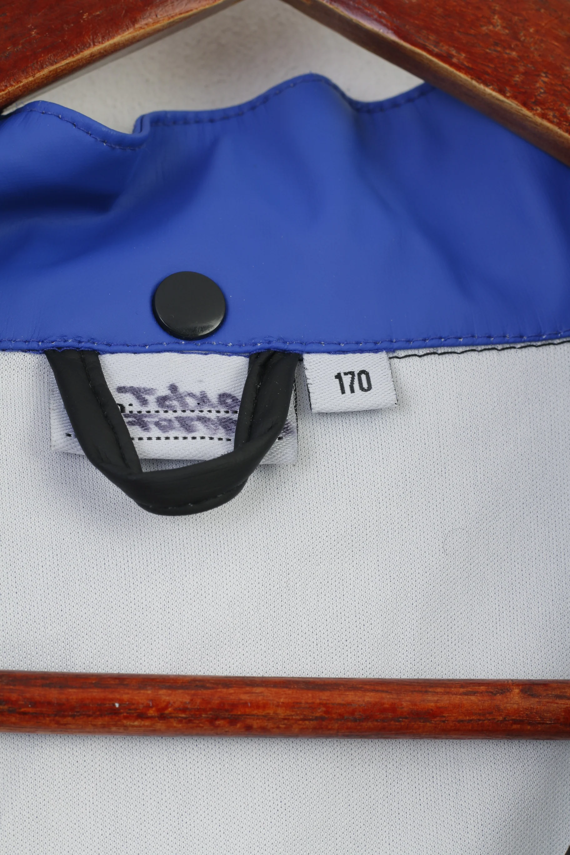 Adrenalin Boys 170 Jacket Black Blue Full Zipper Hooded Outdoor Pockets Reflective Waterproof Vintage Top - Image 5