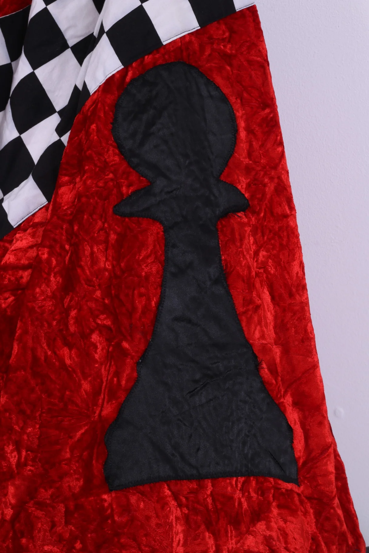 Alice in Wonderland Womens XL Halloween Costume Red Detailed 2 Piece Fancy Dress - Image 6