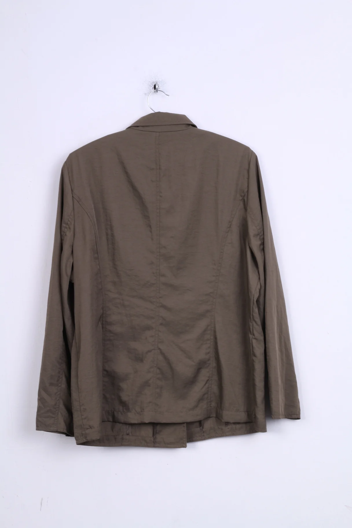 Ambria Womens 20 XXL Jacket Blazer Single Breasted Khaki Nylon Waterproof - Image 6