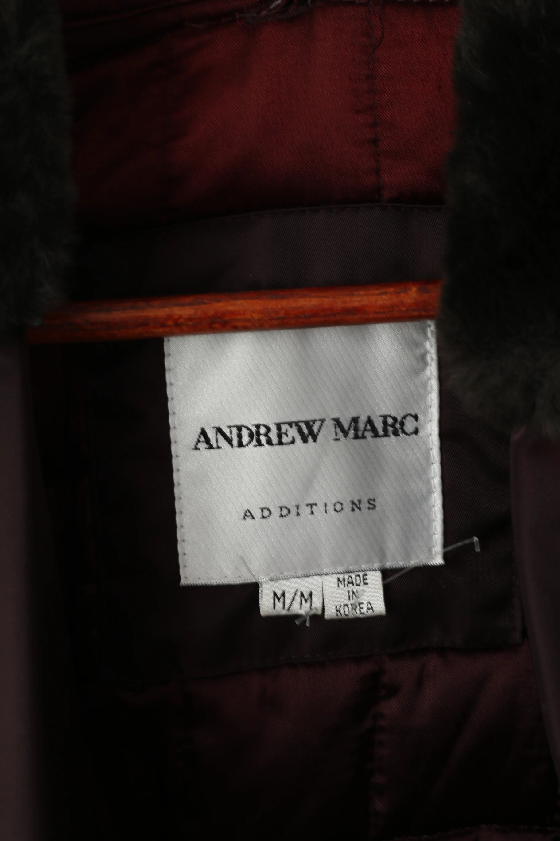 Andrew Marc Additions Women M Jacket Plum Micro-loft Removable Lining Classic Top - Image 5