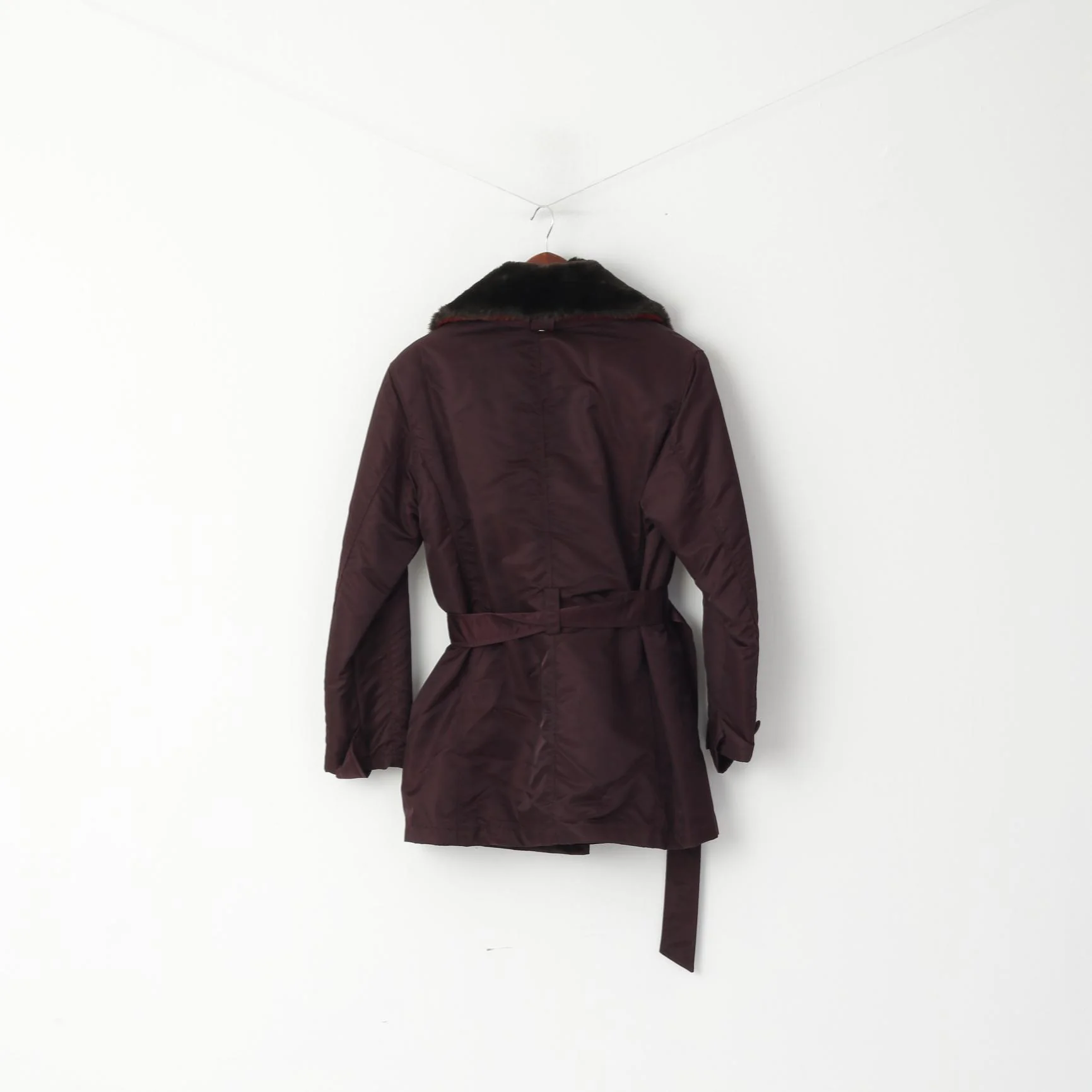 Andrew Marc Additions Women M Jacket Plum Micro-loft Removable Lining Classic Top - Image 8