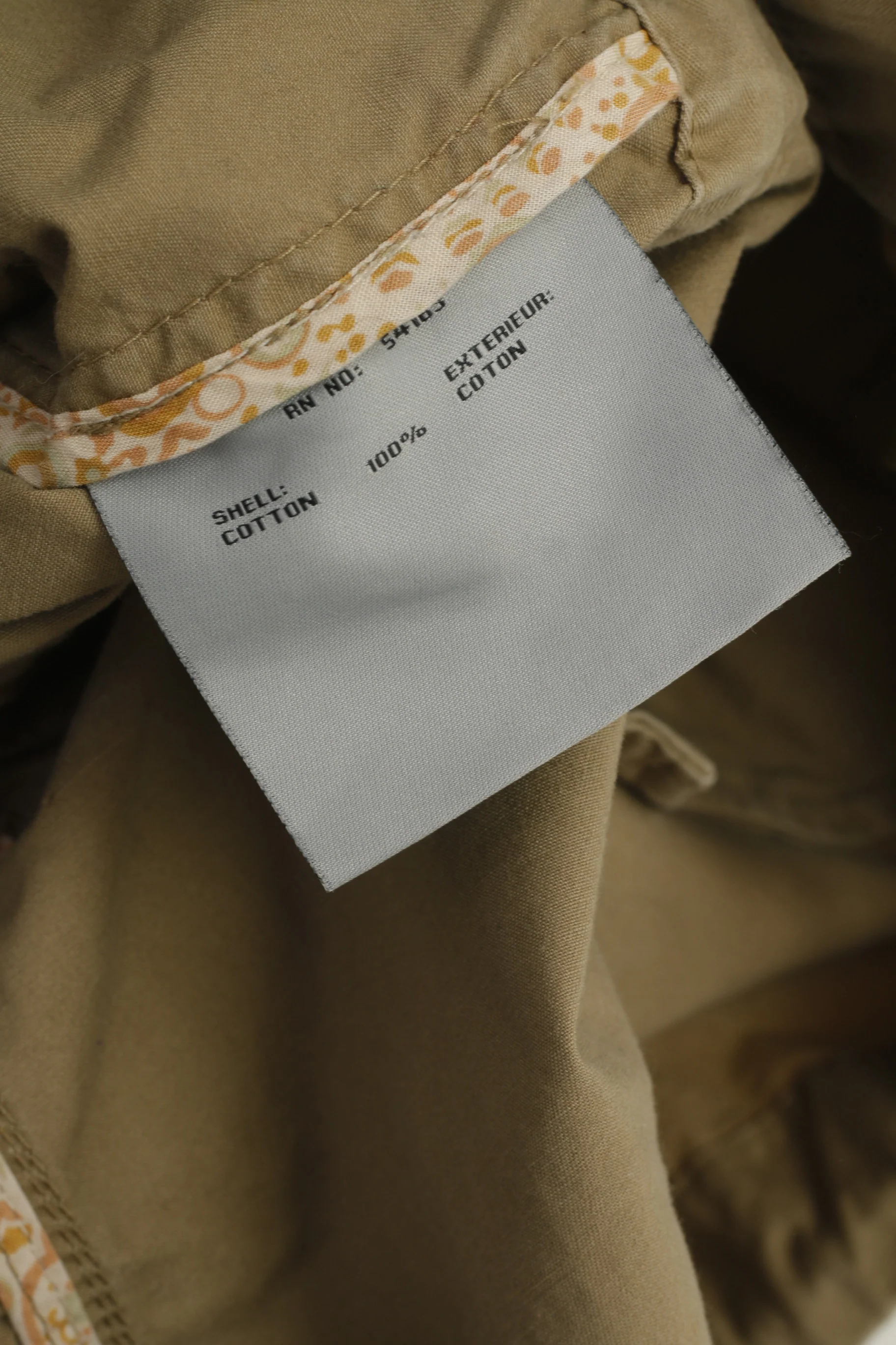 Andrew Marc New York Women XL Jacket Beige Cotton Lightweight Full Zipper Top - Image 6