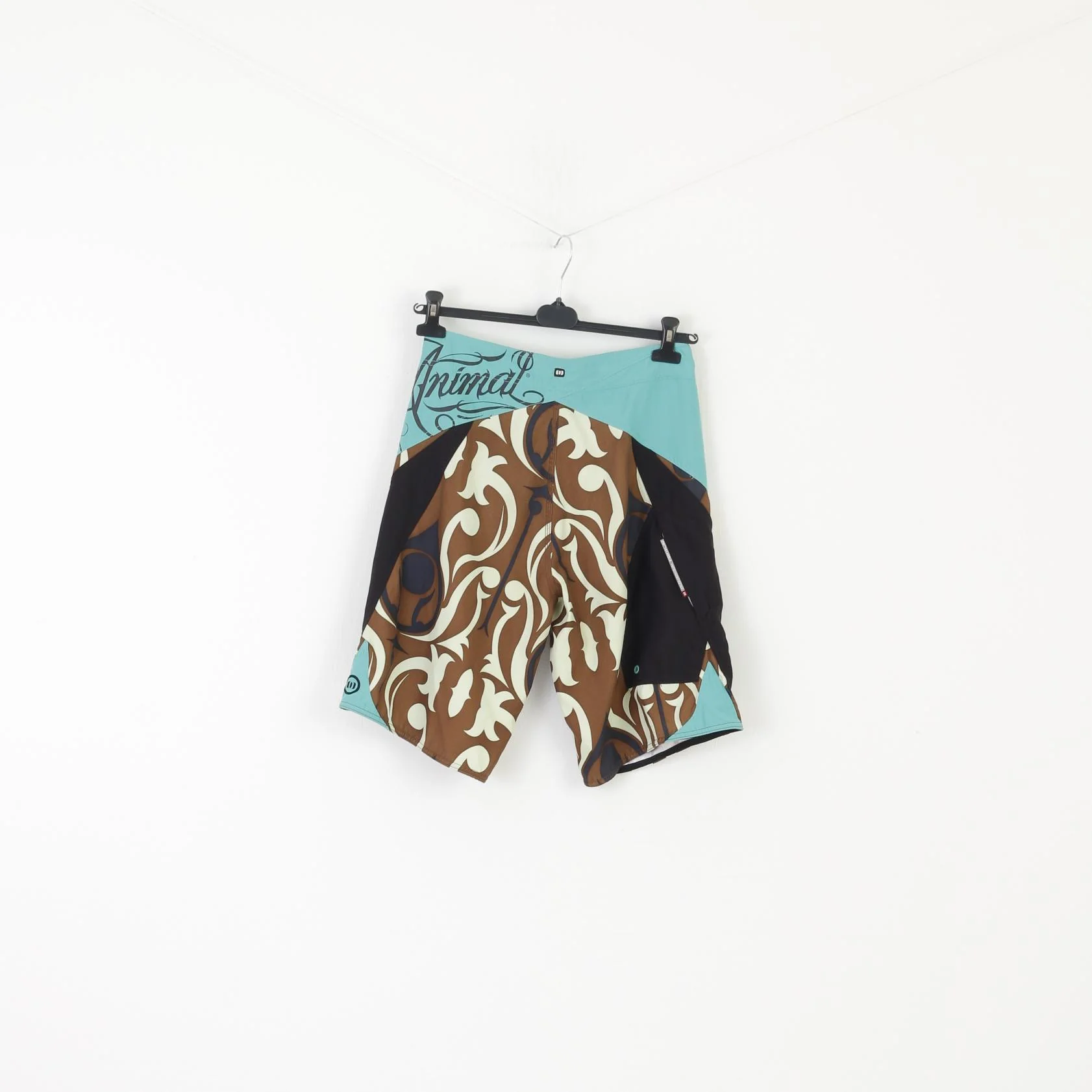 Animal Men S Shorts Brown Green Vintage Graphic Swimwear Board Bermuda - Image 4