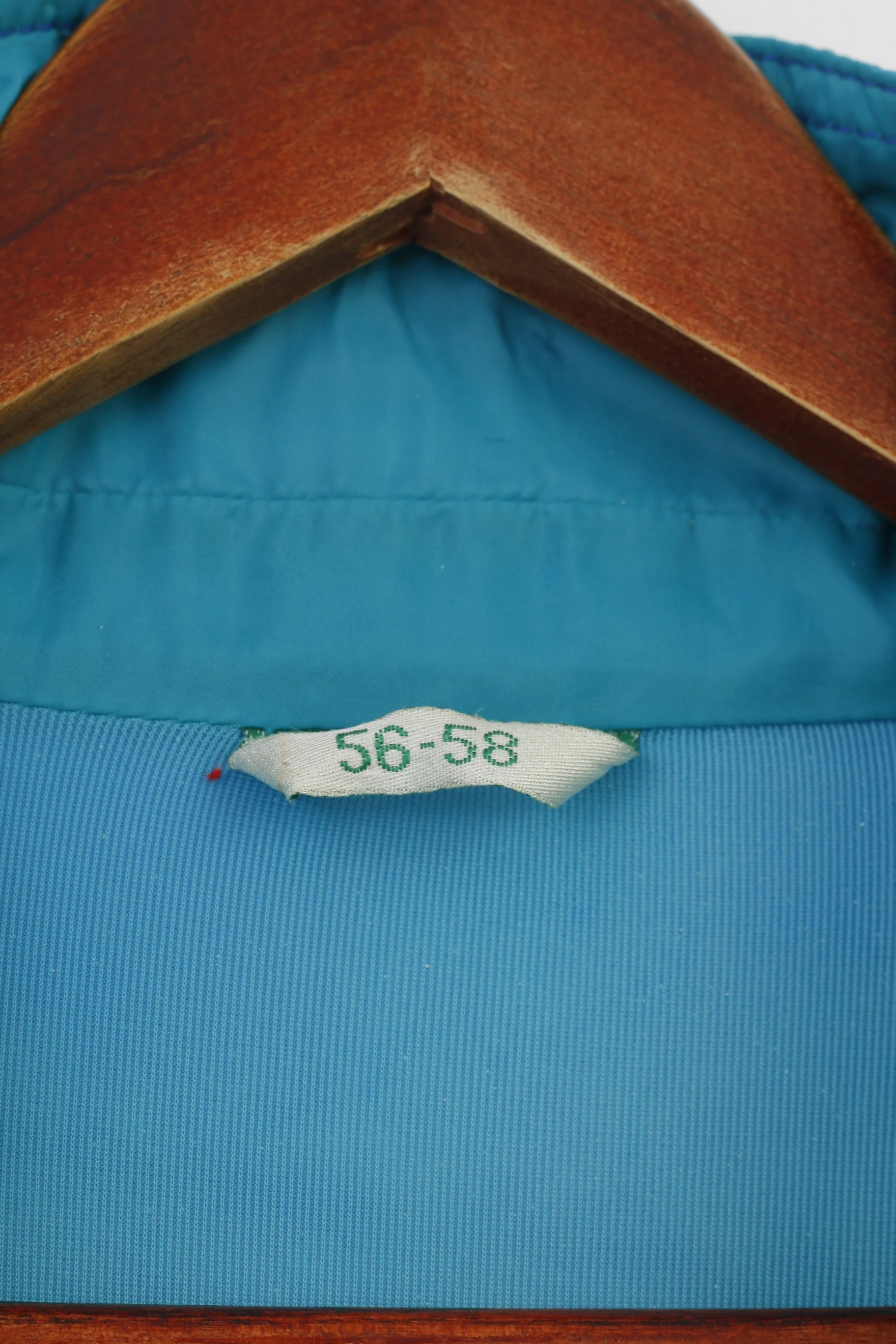 Aqua Guard Men 56-58 XL Jacket Blue Waterptoof Vintage Retractable Hood Full Double Zipper Outwear Top - Image 10
