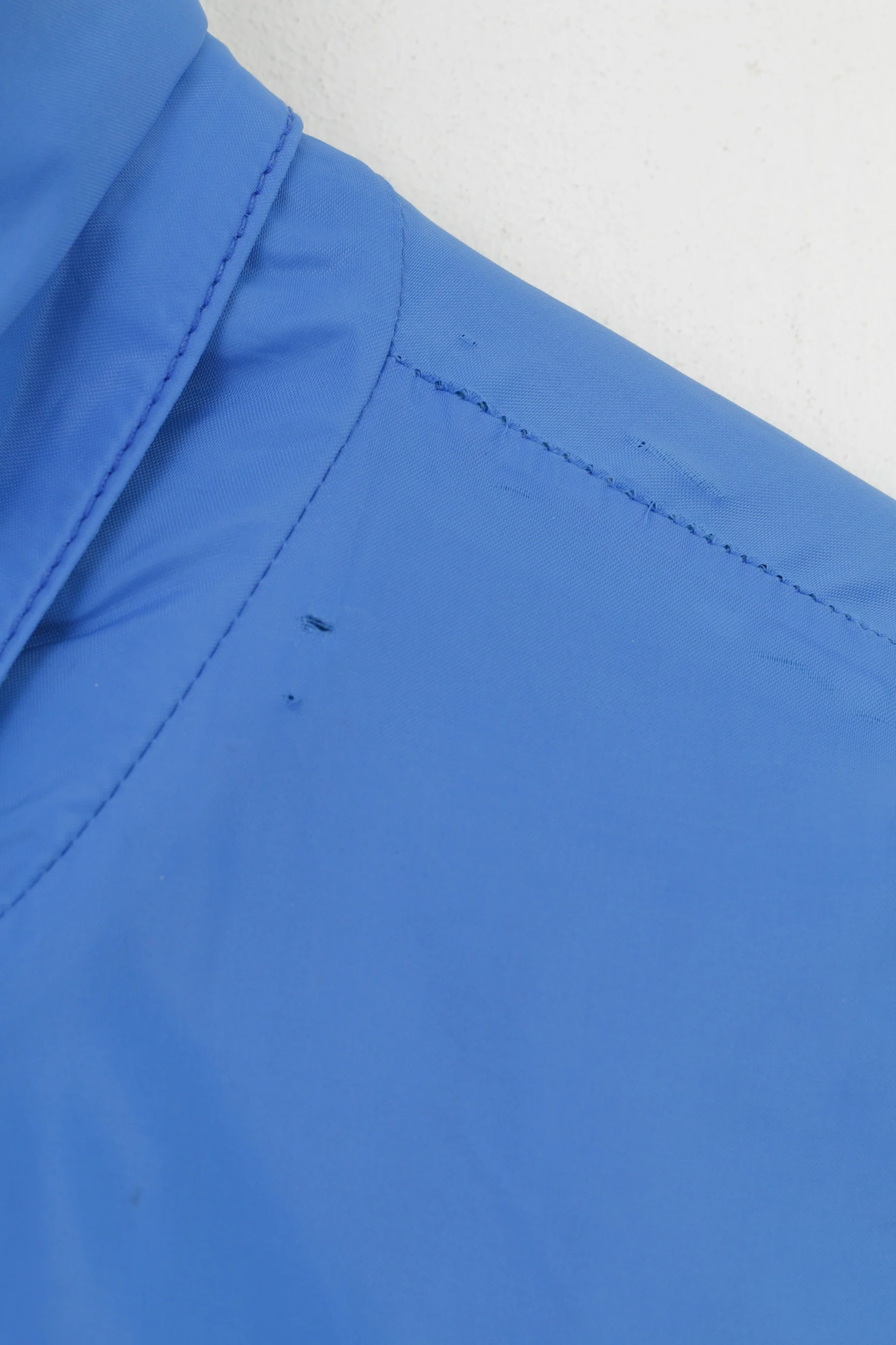 Aqua Guard Men 56-58 XL Jacket Blue Waterptoof Vintage Retractable Hood Full Double Zipper Outwear Top - Image 7