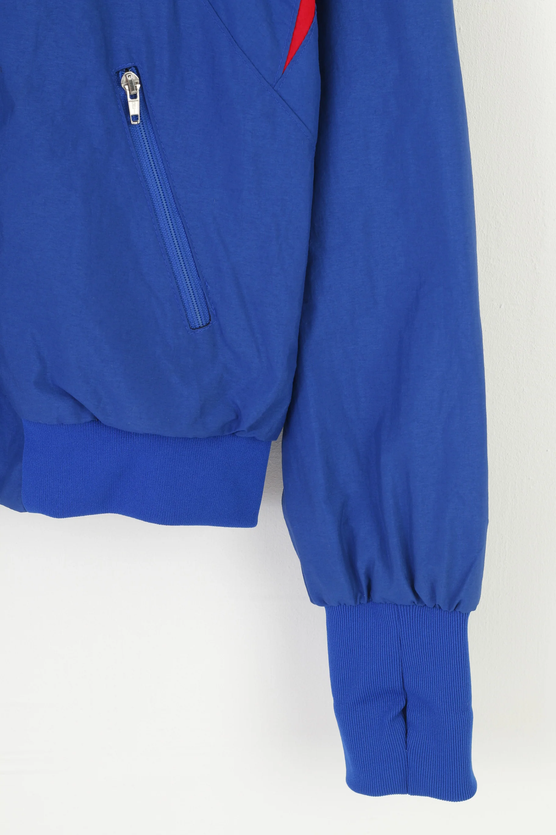 Aries Men XS Jacket Vintage Navy Full Zipper Pockets Outwear Top - Image 3