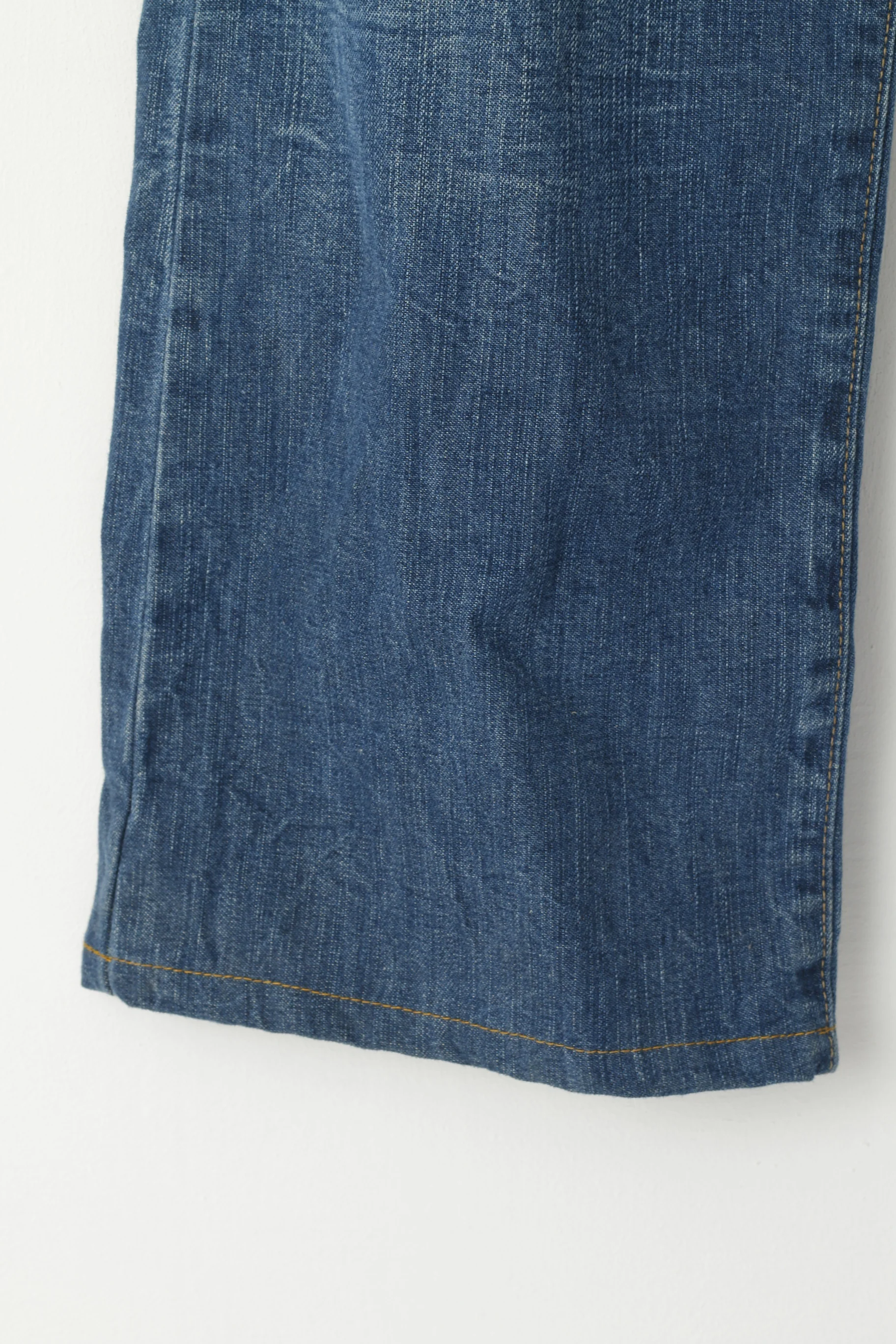Armani Jeans Men 31 Jeans Trousers Navy Cotton Denim Made in Italy Pants - Image 4