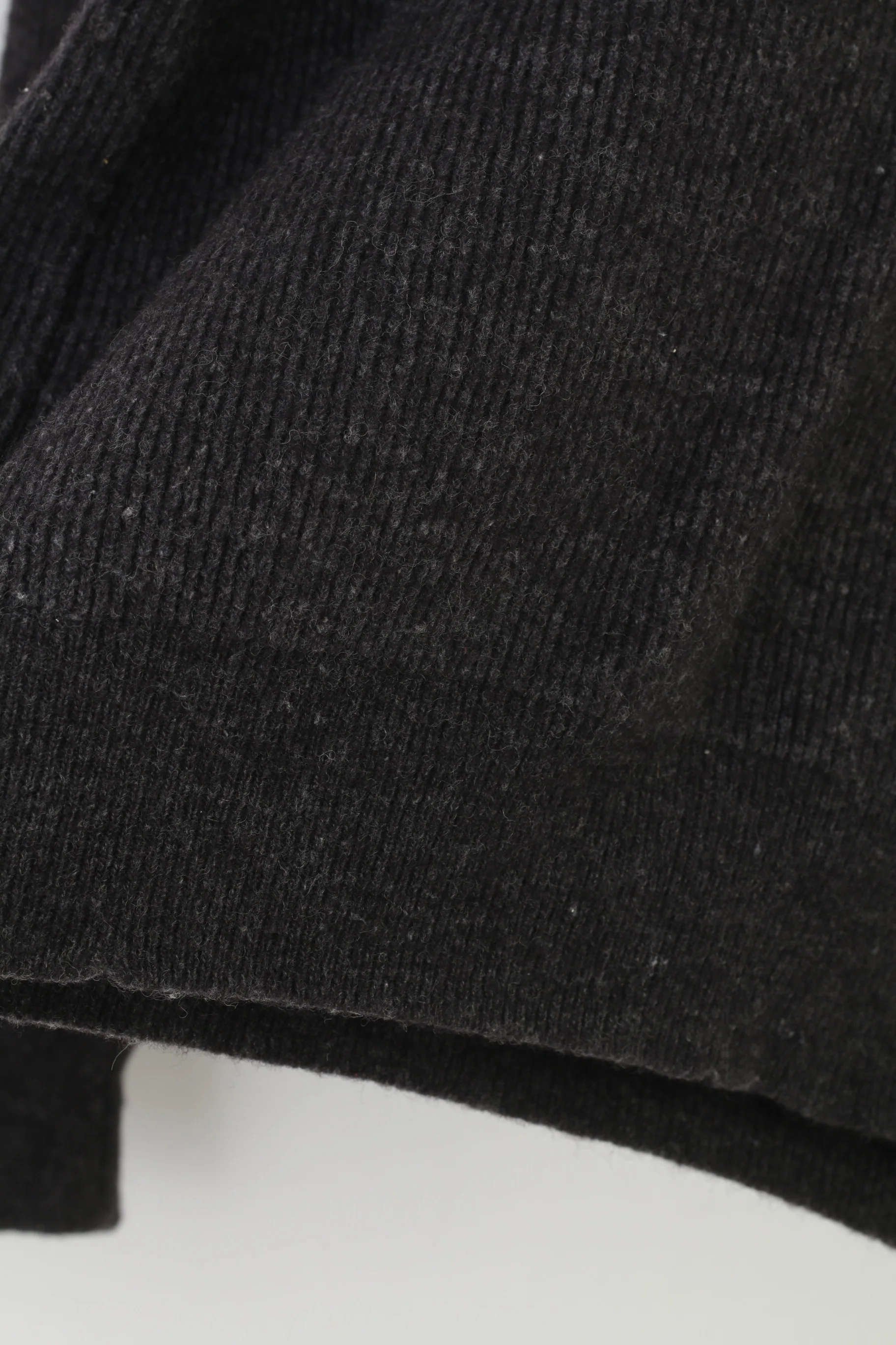 Armani Jeans Men S Jumper Charcoal Made in Italy 1981 V Neck Winter Top - Image 5