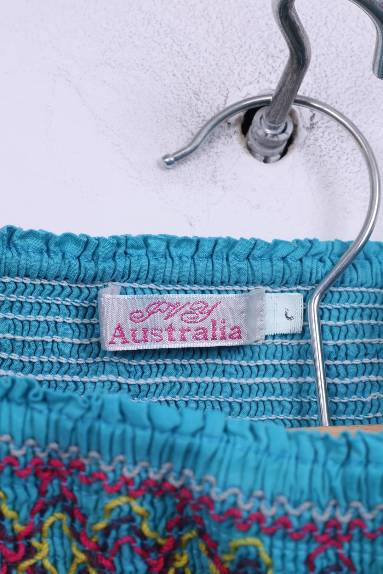 Australia Womens S Midi Dress Strapless Bandeau Multicolor Summer Beach - Image 2