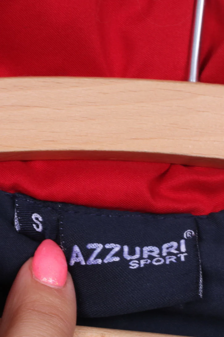 Azzuri Sport Cumann Peil Gael na MBAN Mens S Jacket Full Zipper Navy Sportswear Lightweight Mullinahone Under 16 County Chamions 2009 - Image 4