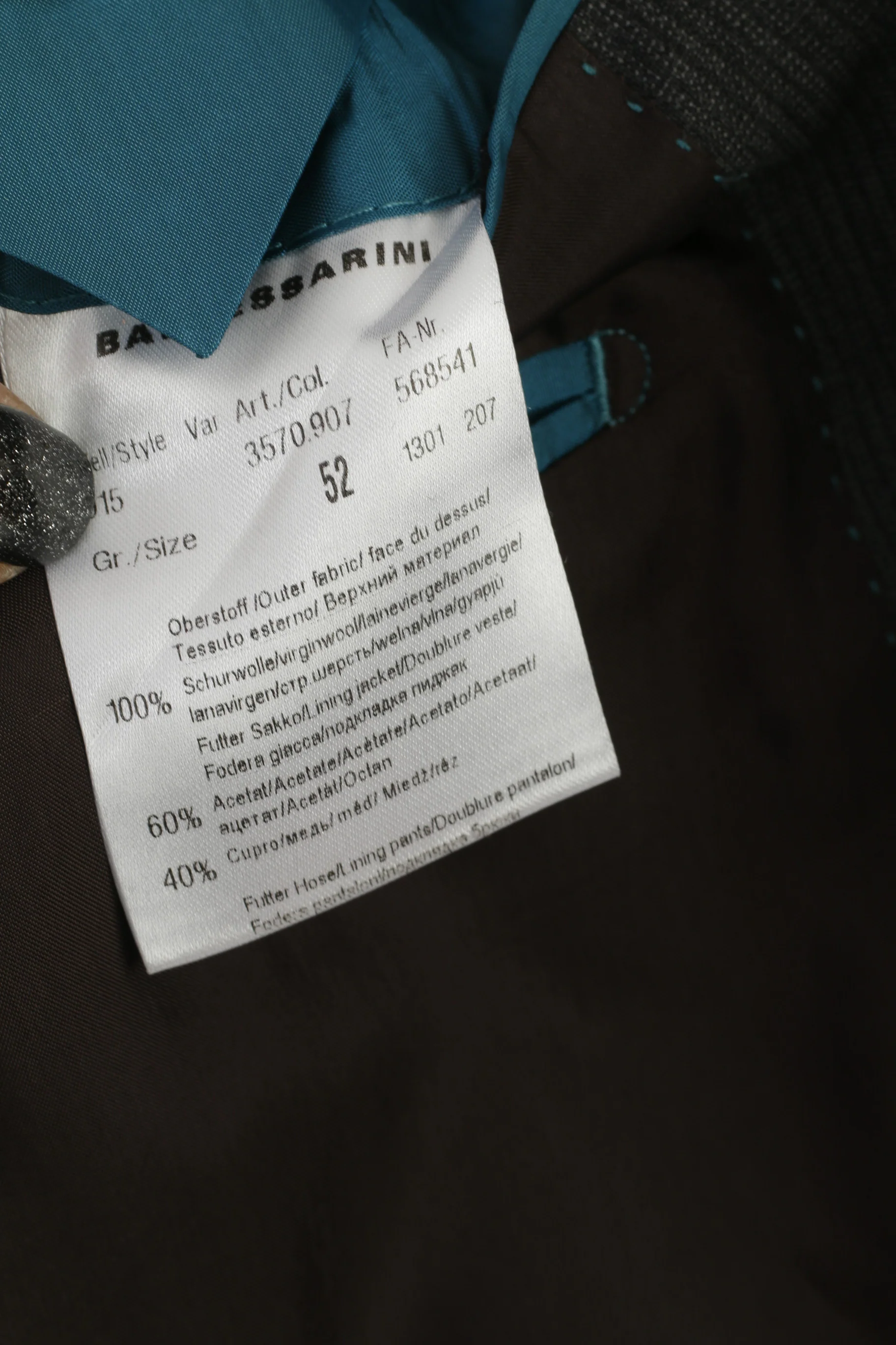 Baldessarini Men 42 52 Blazer Gray Striped Wool Vintage Single Breasted Jacket - Image 5