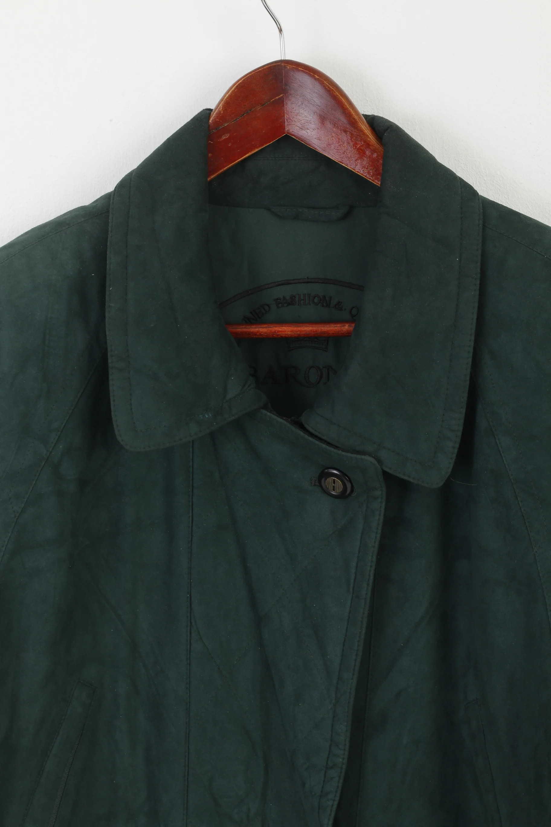 Baronia Von Gollas Women 16 42 XL Jacket Green Nylon Vintage Tecnopile Outdoor Top - Image 2