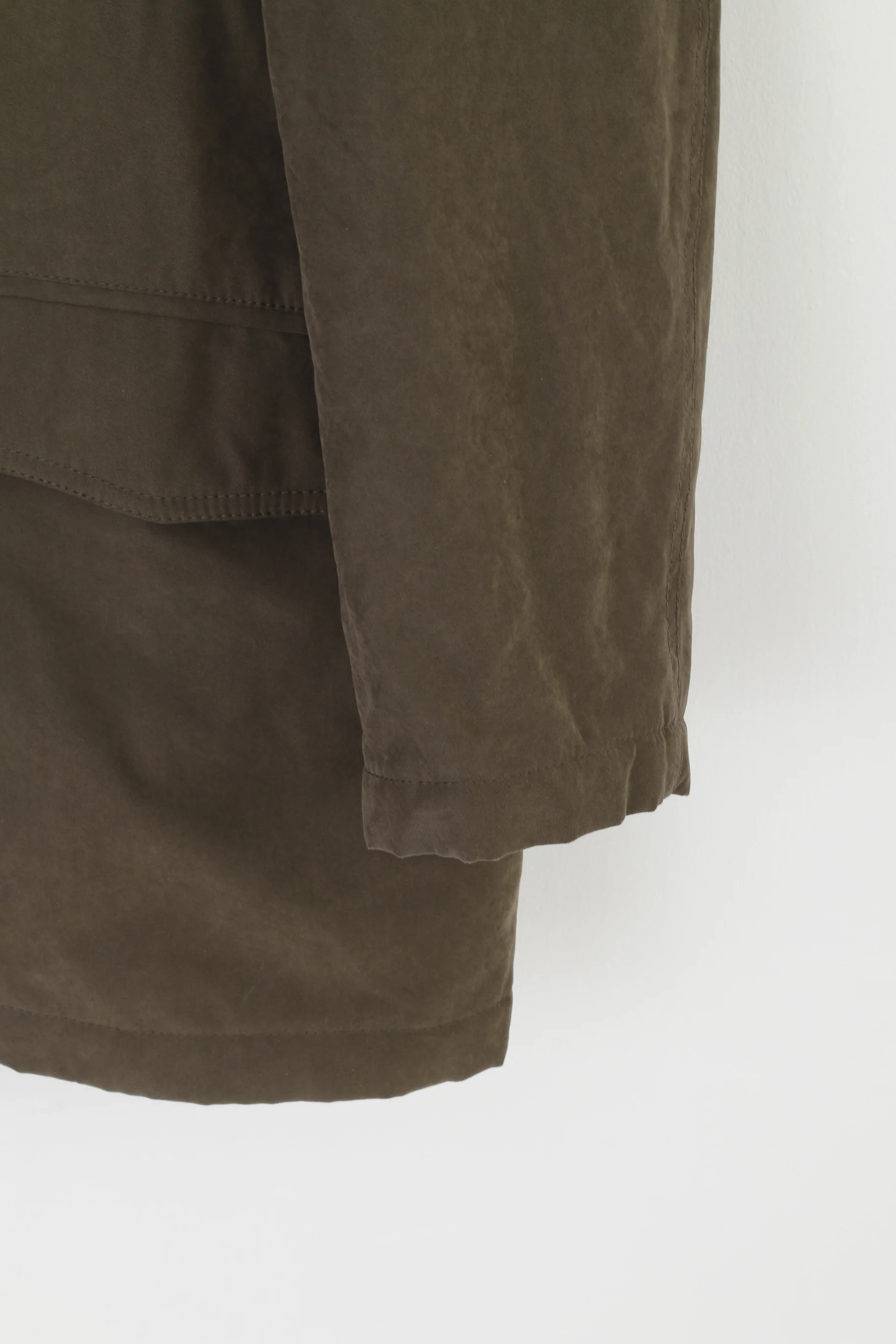 Barred's Men 54 L Jacket Green Brown Padded Full Zipper Classic Collared Detailed Top - Image 3