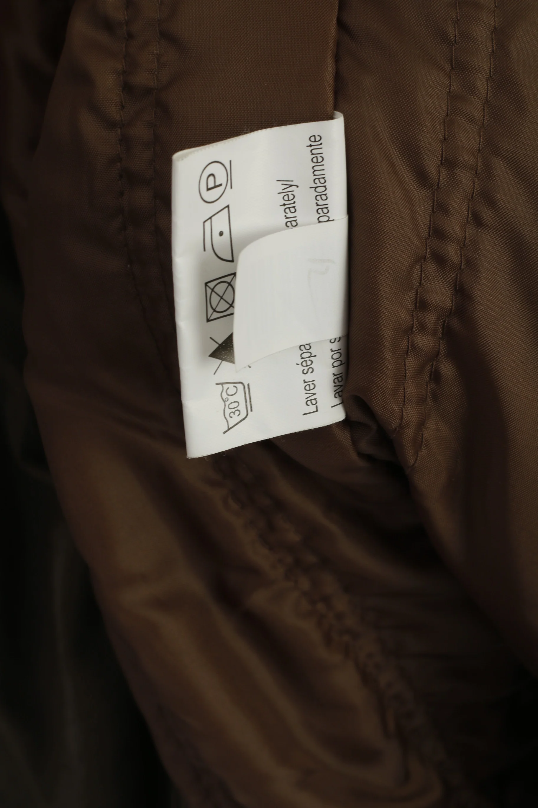 Barred's Men 54 L Jacket Green Brown Padded Full Zipper Classic Collared Detailed Top - Image 5