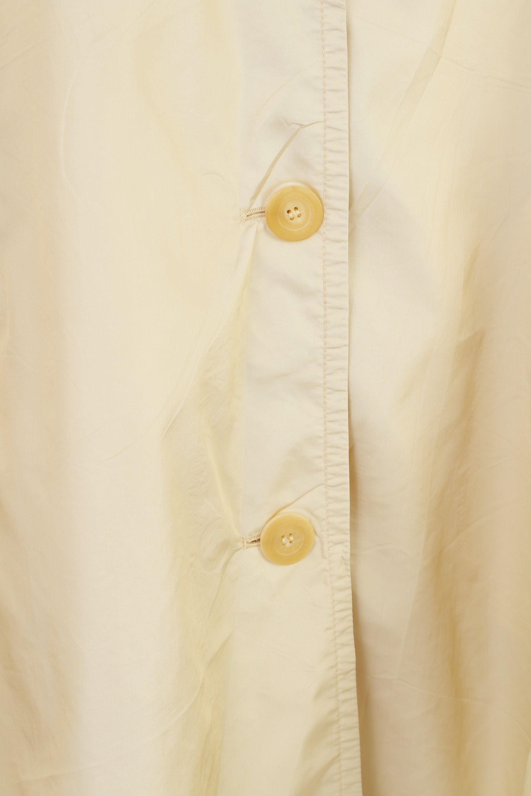Bernd Berger Women 38 M Coat Yellow Shiny Nylon Pockets Waterproof Oversize Vintage Top - Image 4