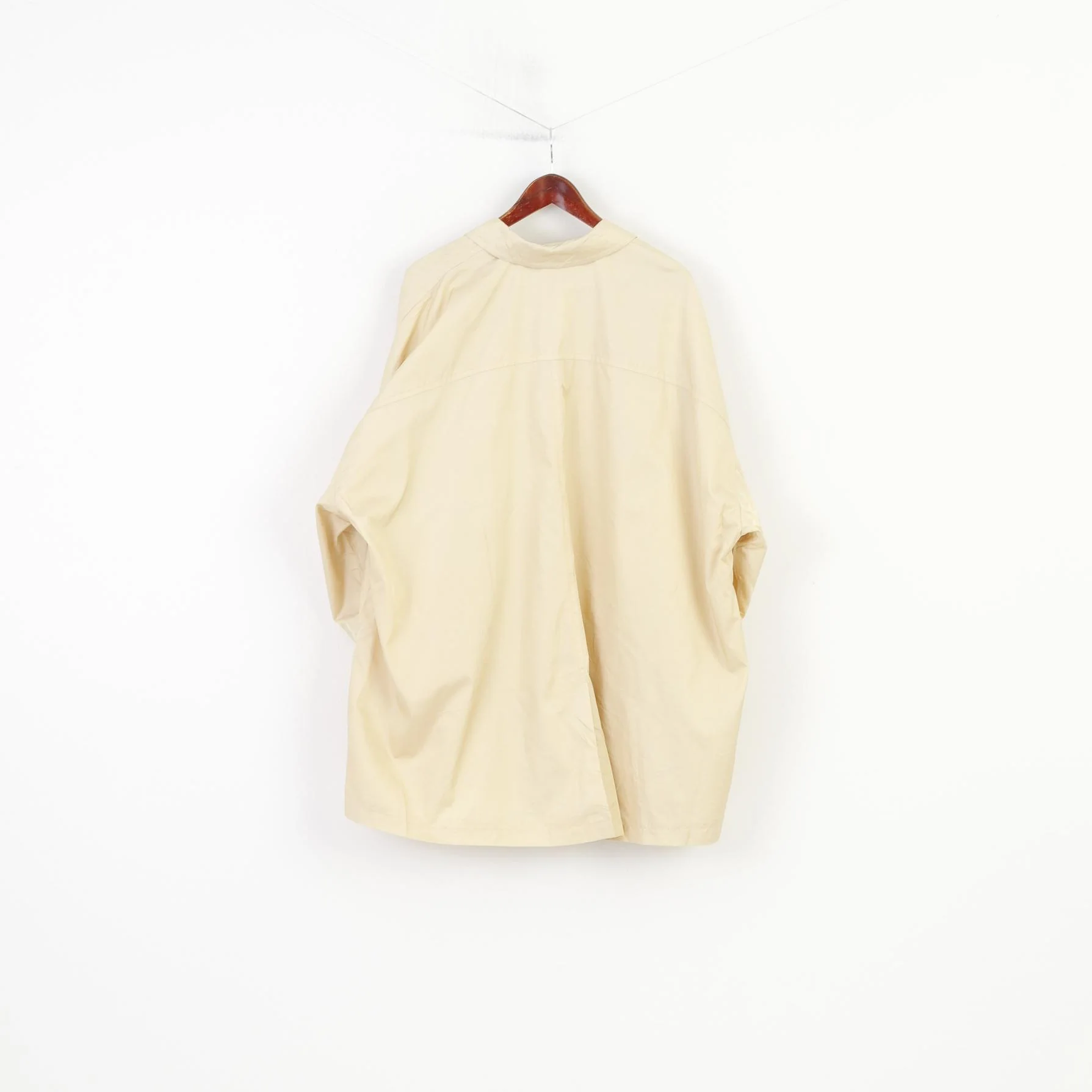 Bernd Berger Women 38 M Coat Yellow Shiny Nylon Pockets Waterproof Oversize Vintage Top - Image 8