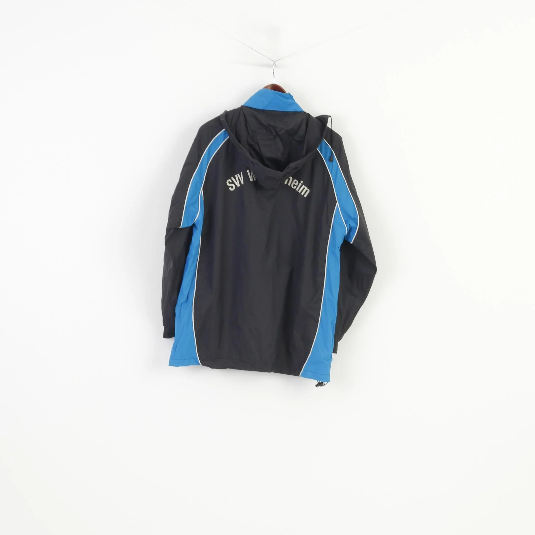 Betandwin.De Men M Lightweight Jacket Black Full Zipper Sportswear SVV Weigenheim Hooded Vintage Outwear Top - Image 8