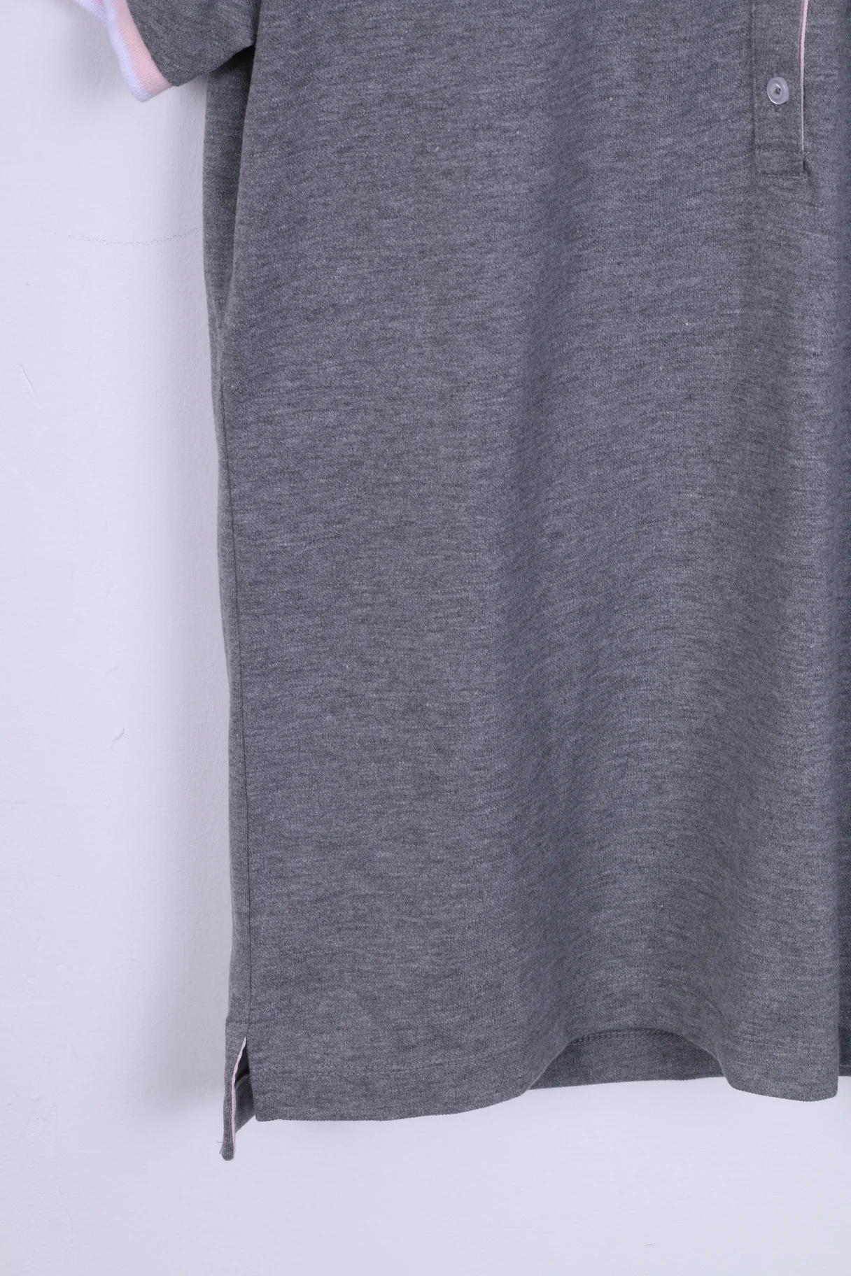 Beverlly Hills Womens XXL Polo Shirt Grey Short Sleeve Cotton - Image 3