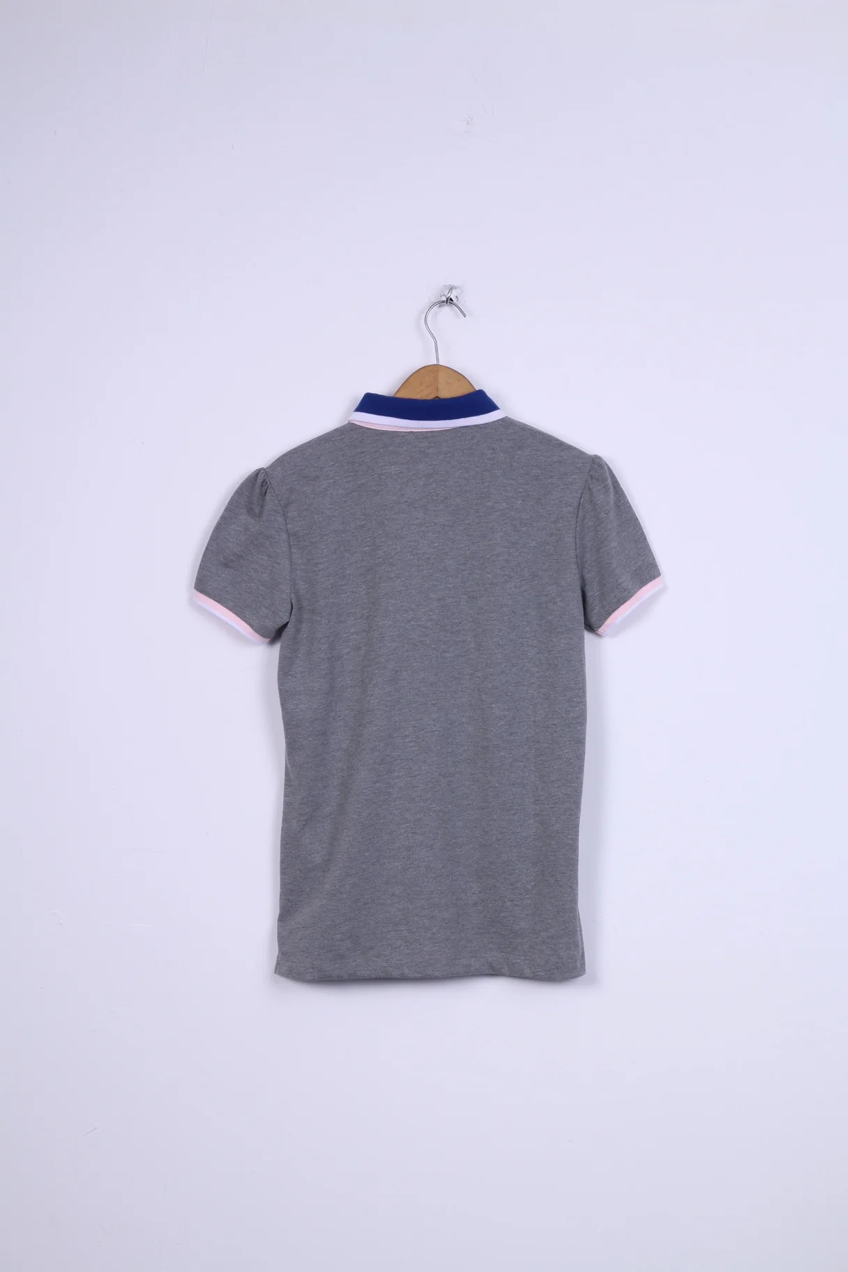 Beverlly Hills Womens XXL Polo Shirt Grey Short Sleeve Cotton - Image 6