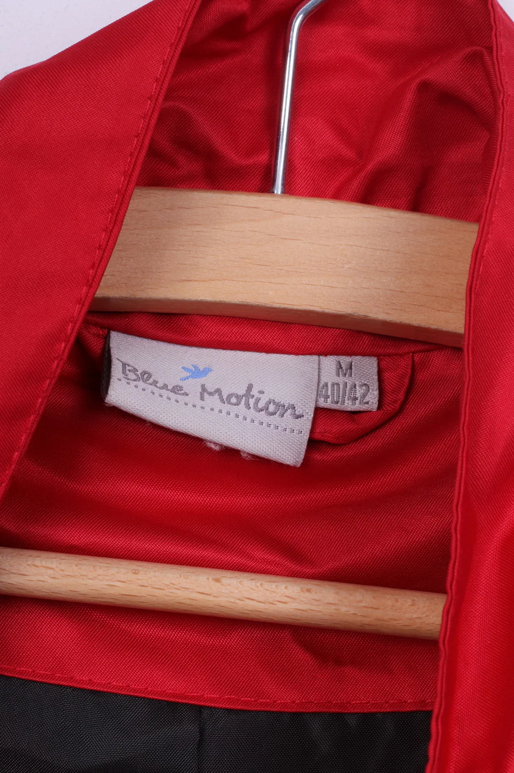Blue Motion Womens M 40/42 Coat Red Full Zipper Pocket Outdoor Jacket - Image 4
