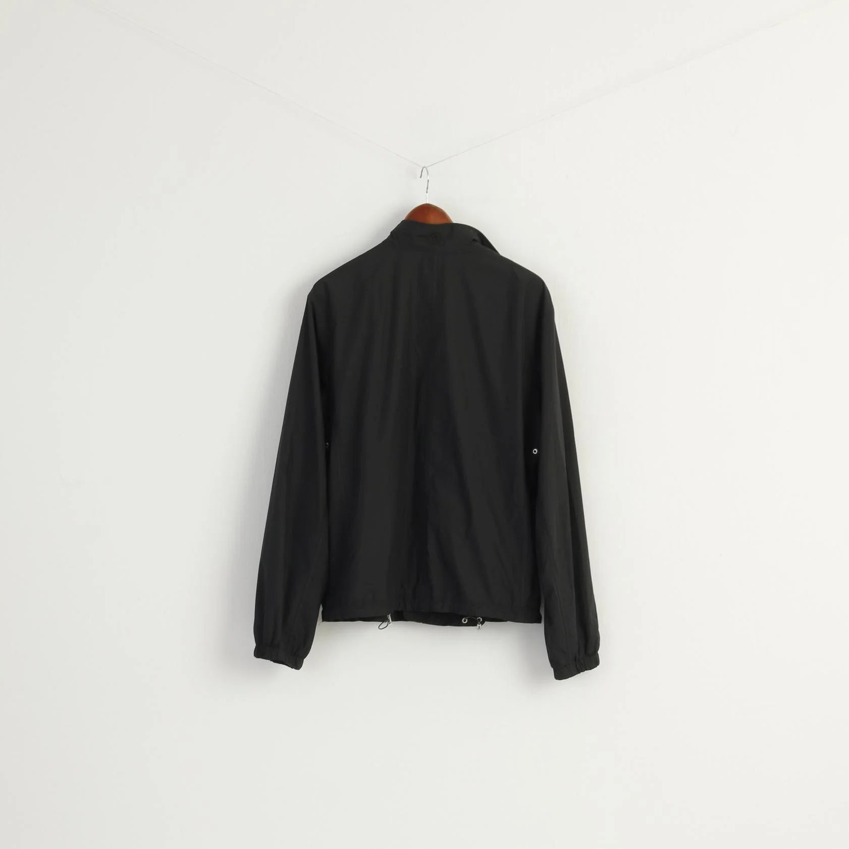 BOGNER Men 54 44 L Jacket Black Lightweight Zip Up Multi Pockets Casual Top - Image 7