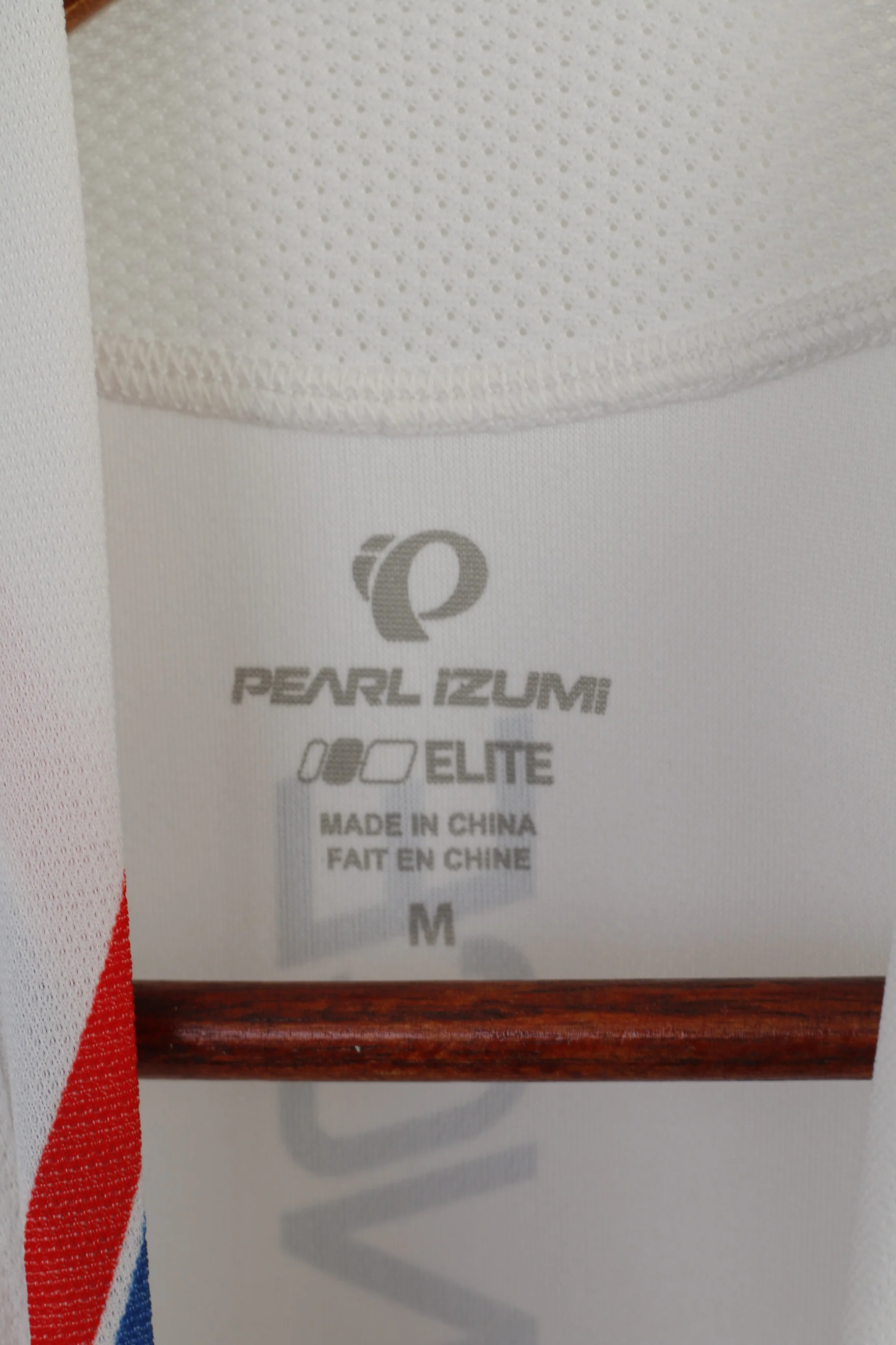 Pearl Izumi Elite Men M Cycling Shirt White Full Zipper Bike France Jersey Top - Image 3