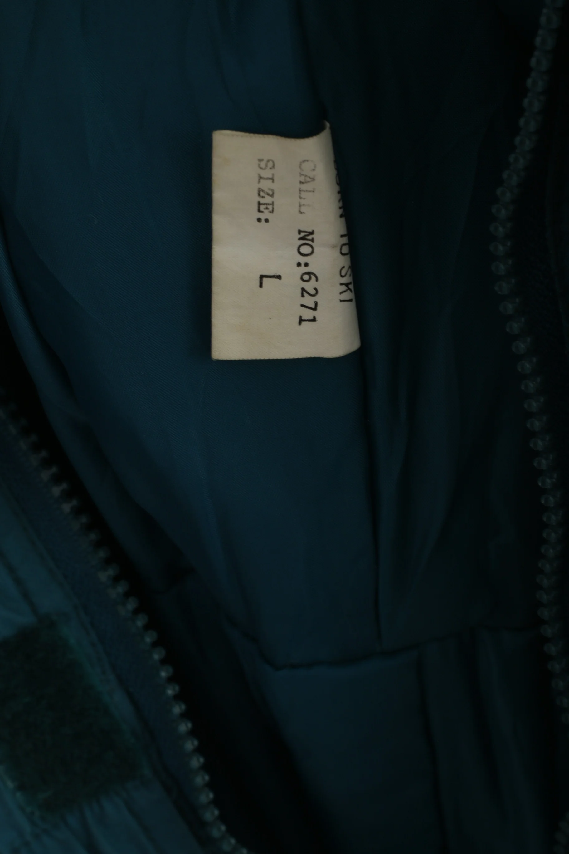 Born To Ski Men 52 L Ski Suit One Piece Green Vintage 80s Outdoor Division Snowsuit - Image 6