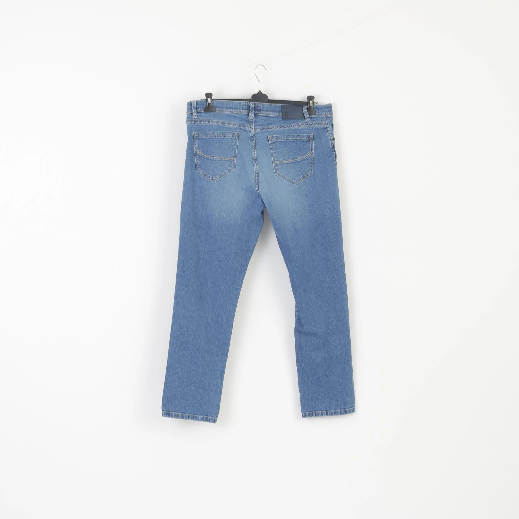 Brax Men 38 Jeans Trousers Blue Denim Cadiz Straight Classic Nature Pants - Image 5